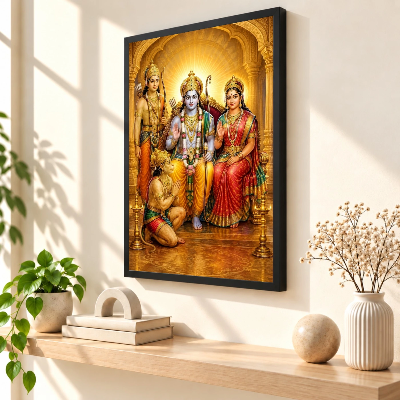 Ram Darbar — Divine Family Blessings Frame, view 2