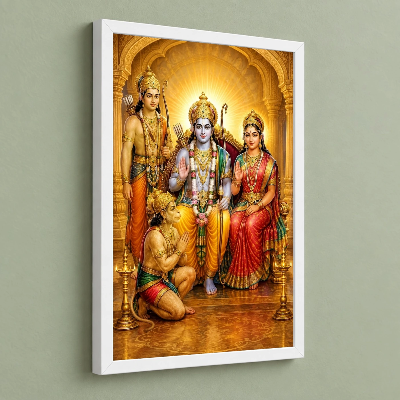 Ram Darbar — Divine Family Blessings Frame, view 5