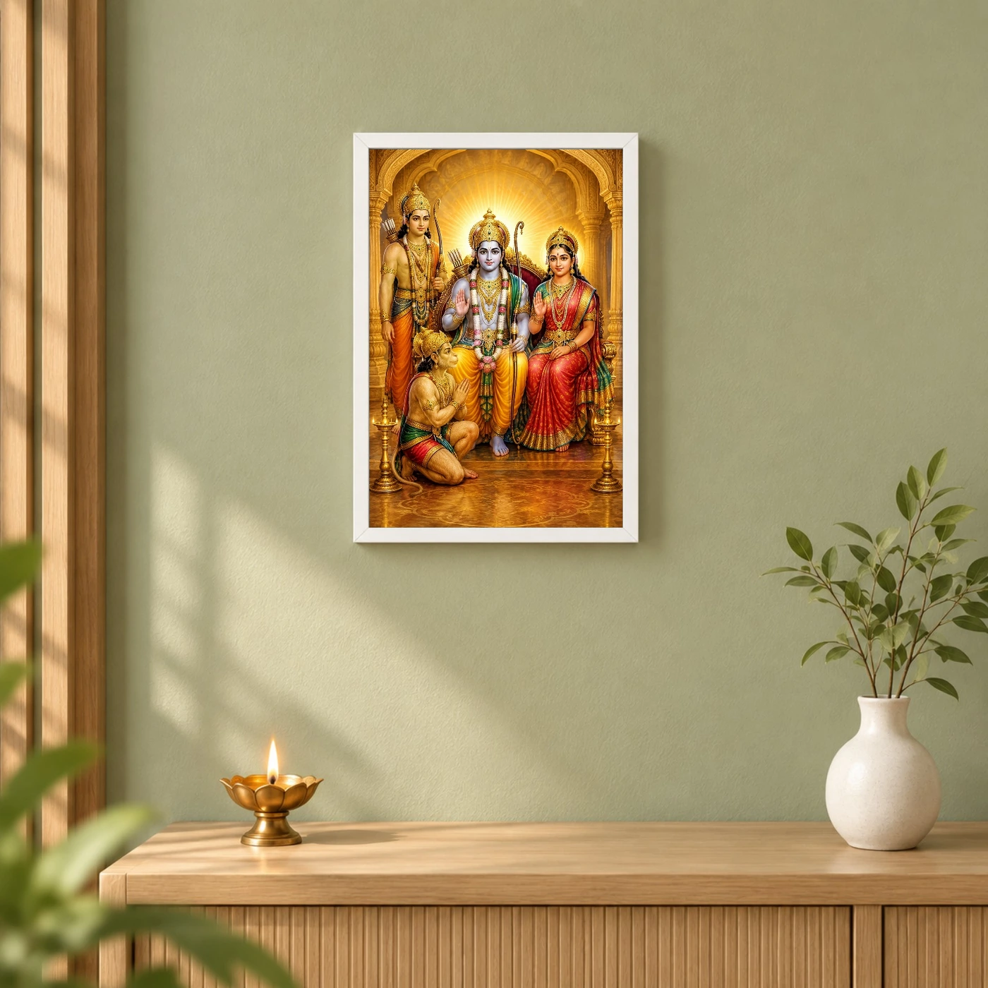 Ram Darbar — Divine Family Blessings Frame, view 6