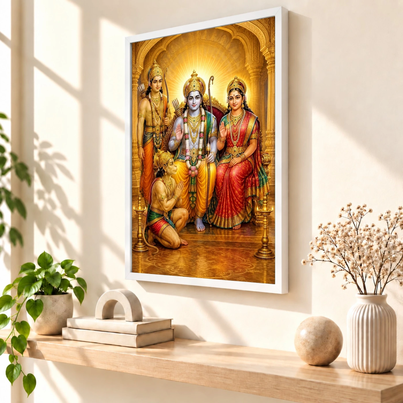 Ram Darbar — Divine Family Blessings Frame, view 7