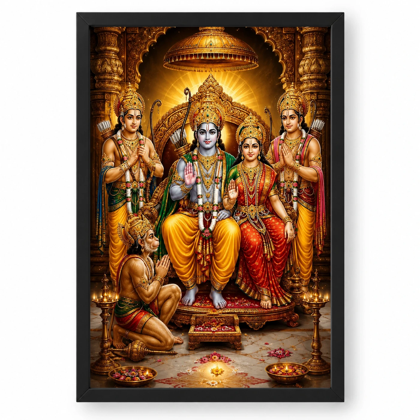 Ram Darbar Heritage Temple Architecture Backdrop Photo Frame