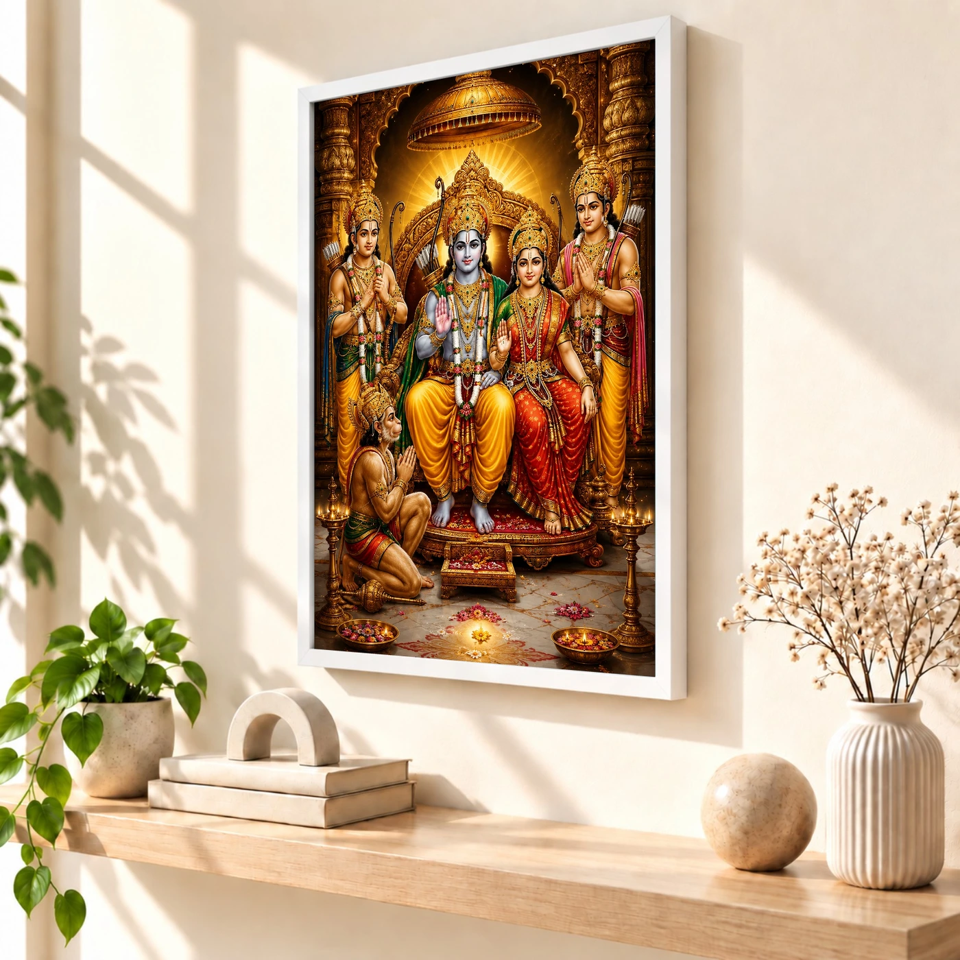 Ram Darbar Heritage Temple Architecture Backdrop Photo Frame, view 7