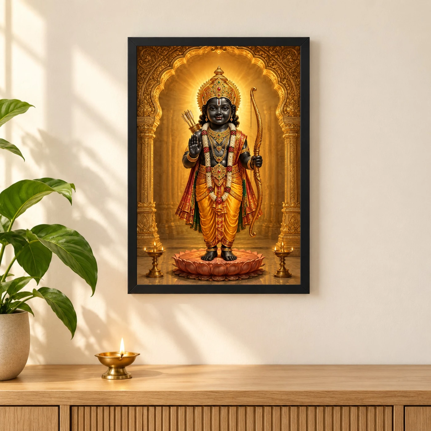 Ram Lalla — Ayodhya Temple Darshan Frame, view 3