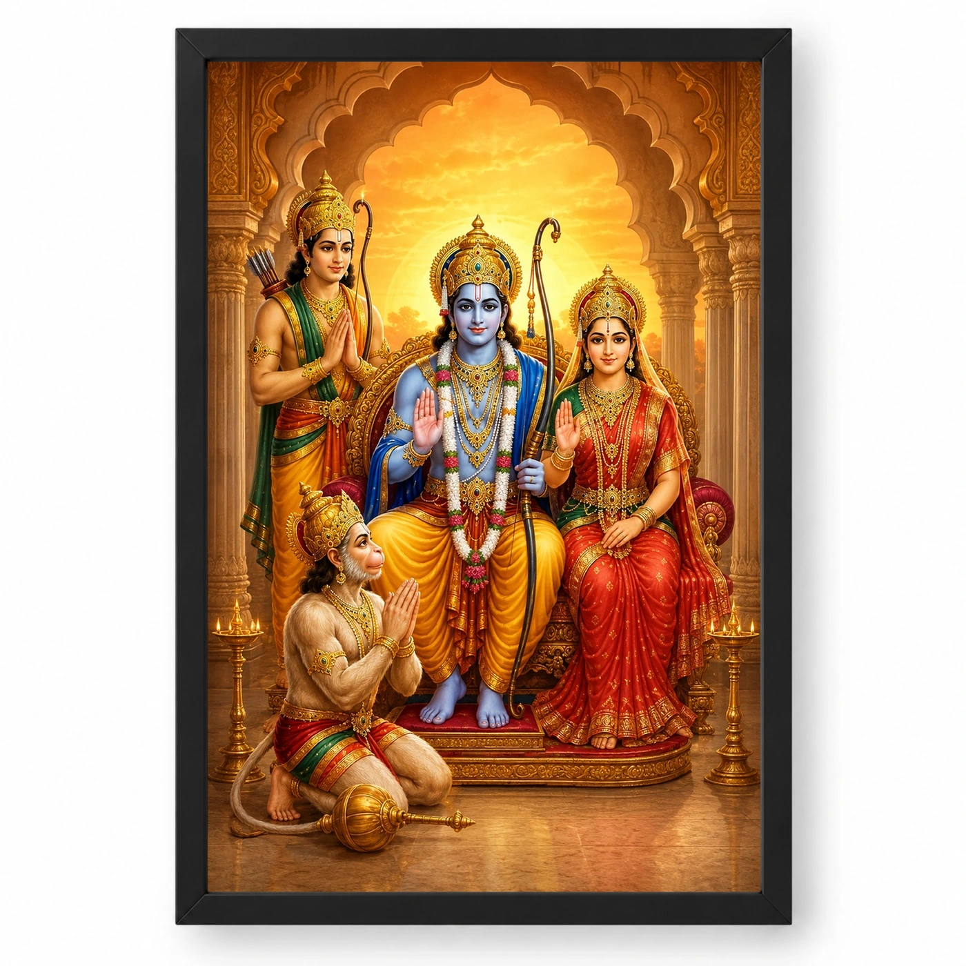 Ram Rajyabhishek — Ayodhya Coronation Frame