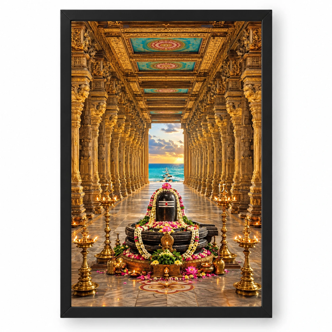 Rameshwaram Ramanathaswamy Corridor Photo Frame