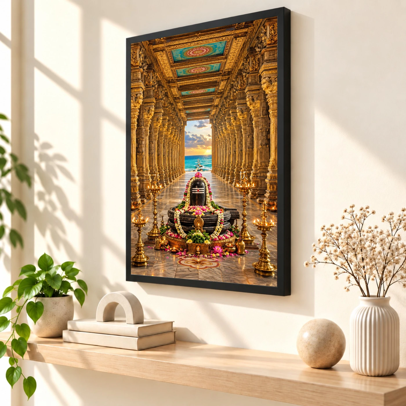 Rameshwaram Ramanathaswamy Corridor Photo Frame, view 2