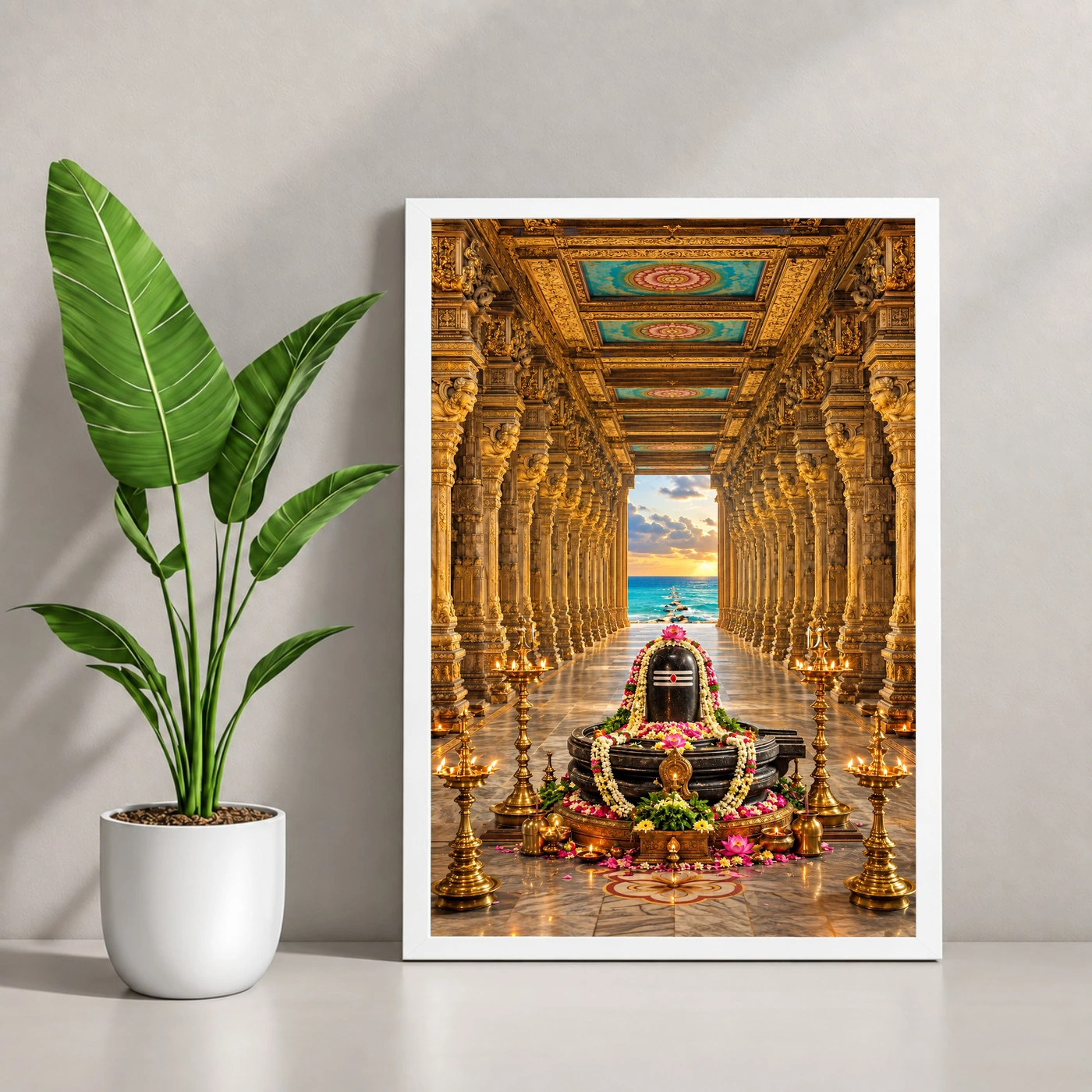 Rameshwaram Ramanathaswamy Corridor Photo Frame, view 4