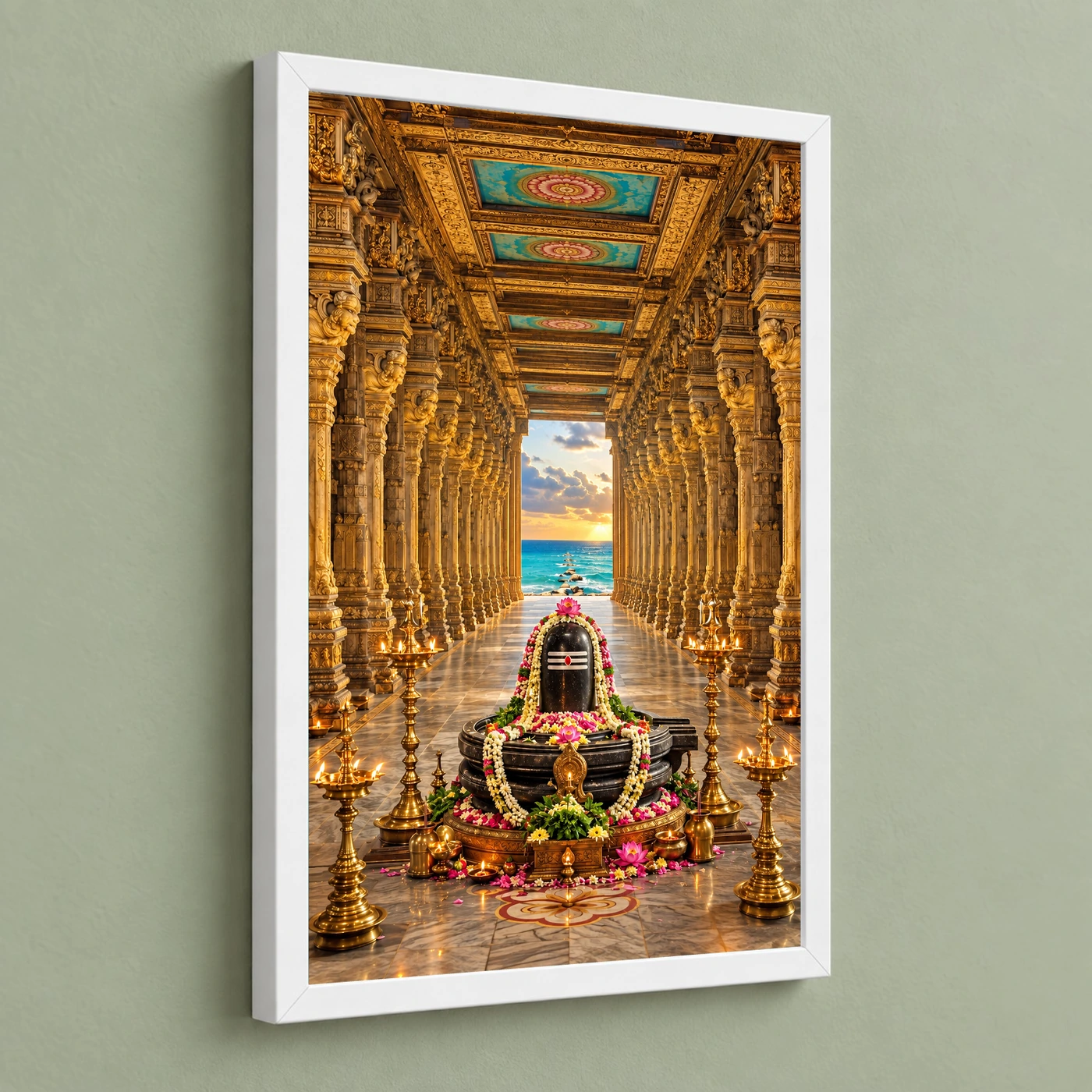 Rameshwaram Ramanathaswamy Corridor Photo Frame, view 5