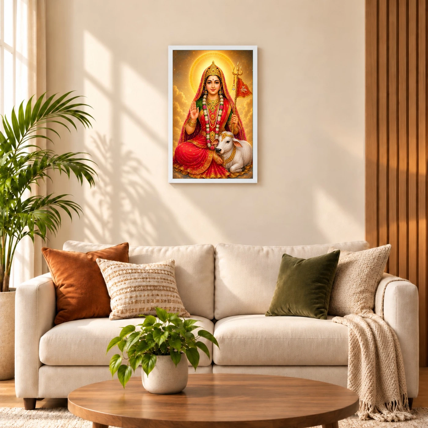 Rani Sati Dadi Cosmic Celestial Aura Photo Frame, view 9