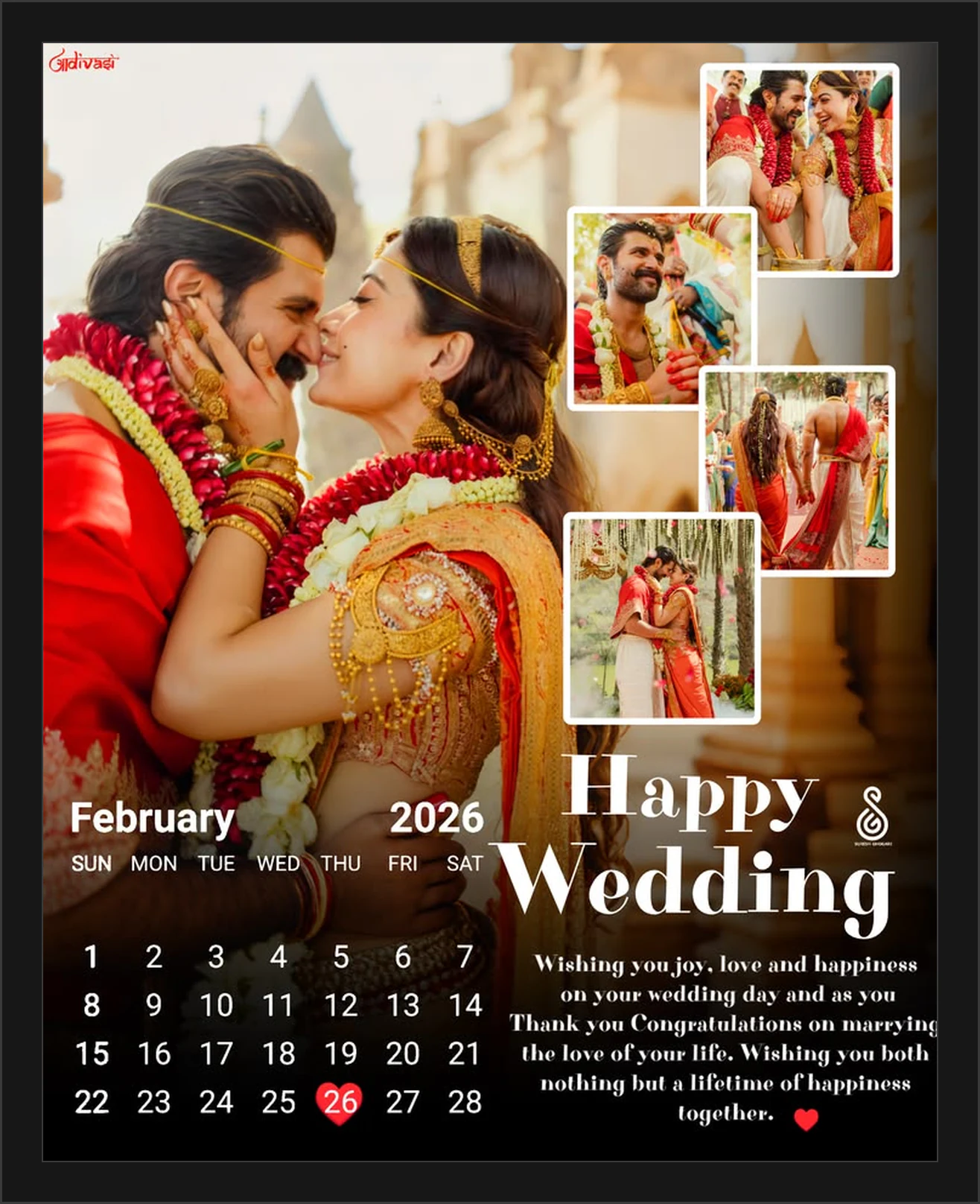 Temp 28 - Rashmika and Vijay Wedding Calendar