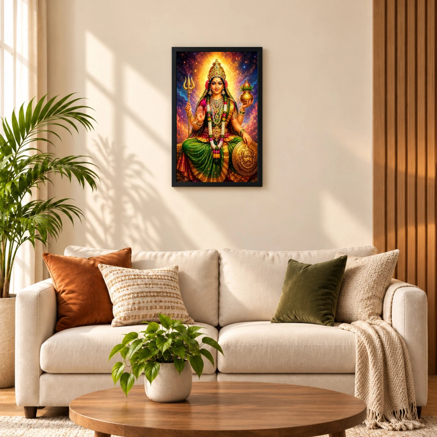 Renuka Yellamma Cosmic Celestial Aura Photo Frame, view 8