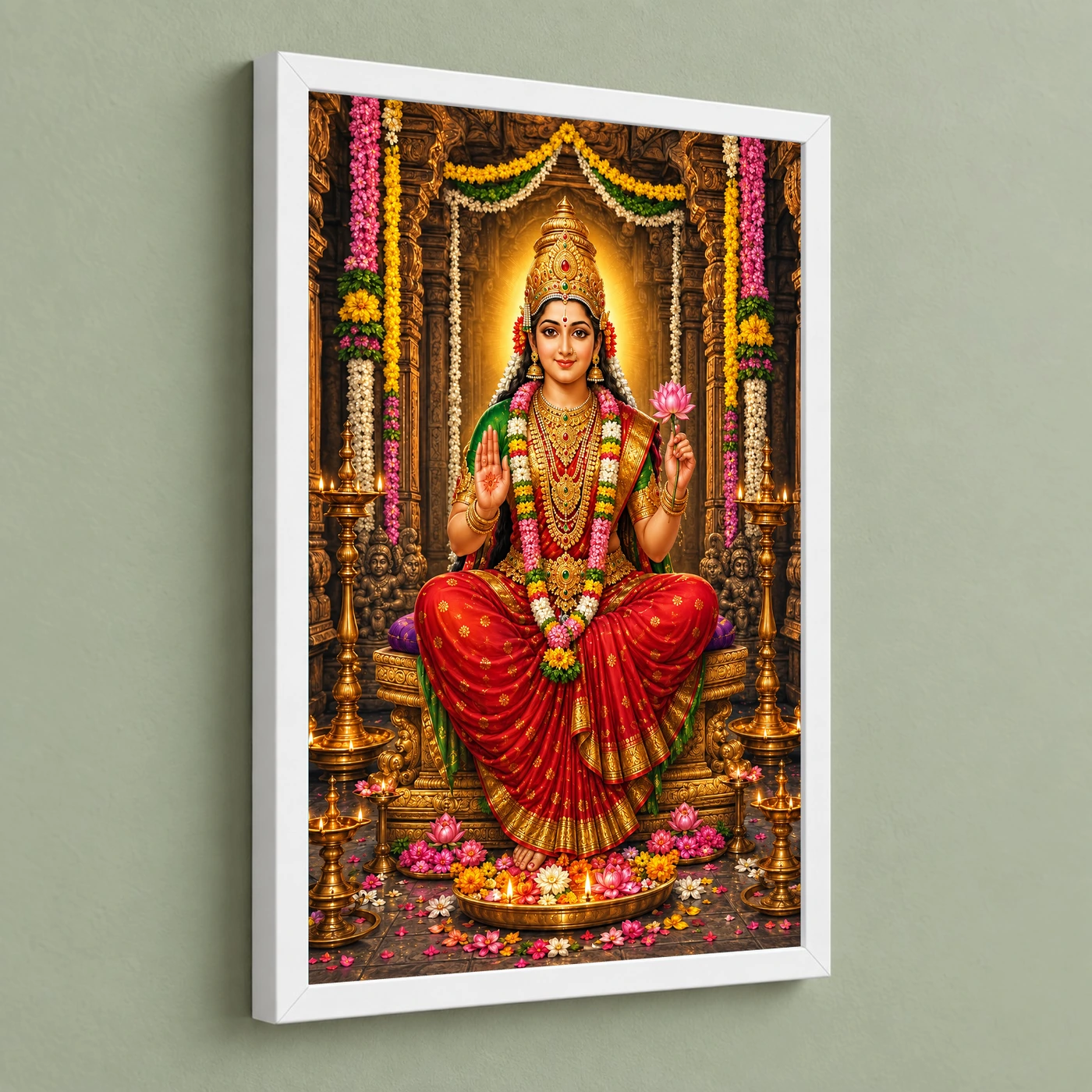 Renuka Yellamma Temple Lotus Photo Frame, view 5