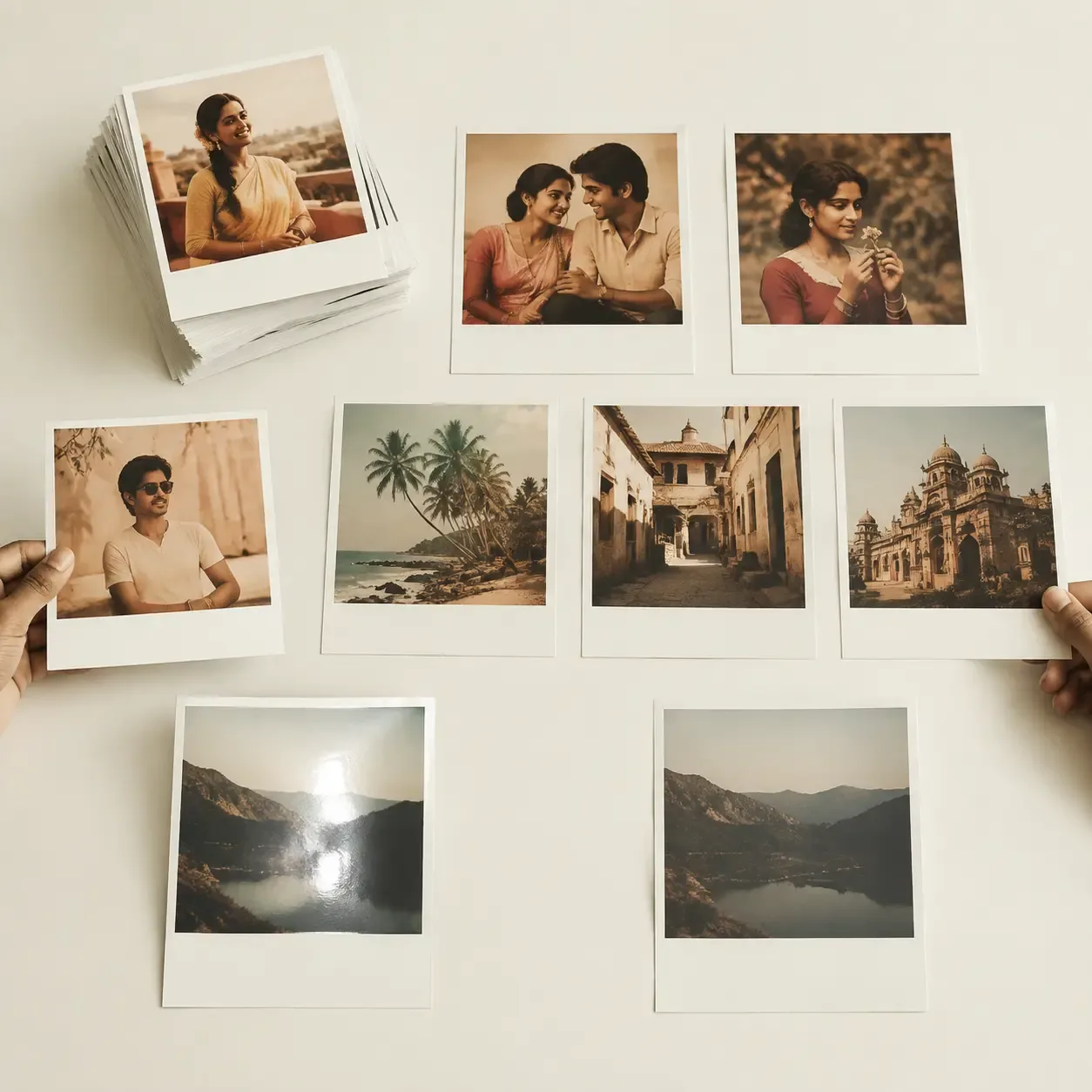 Retro Photo Prints Online – Classic White Border, view 2