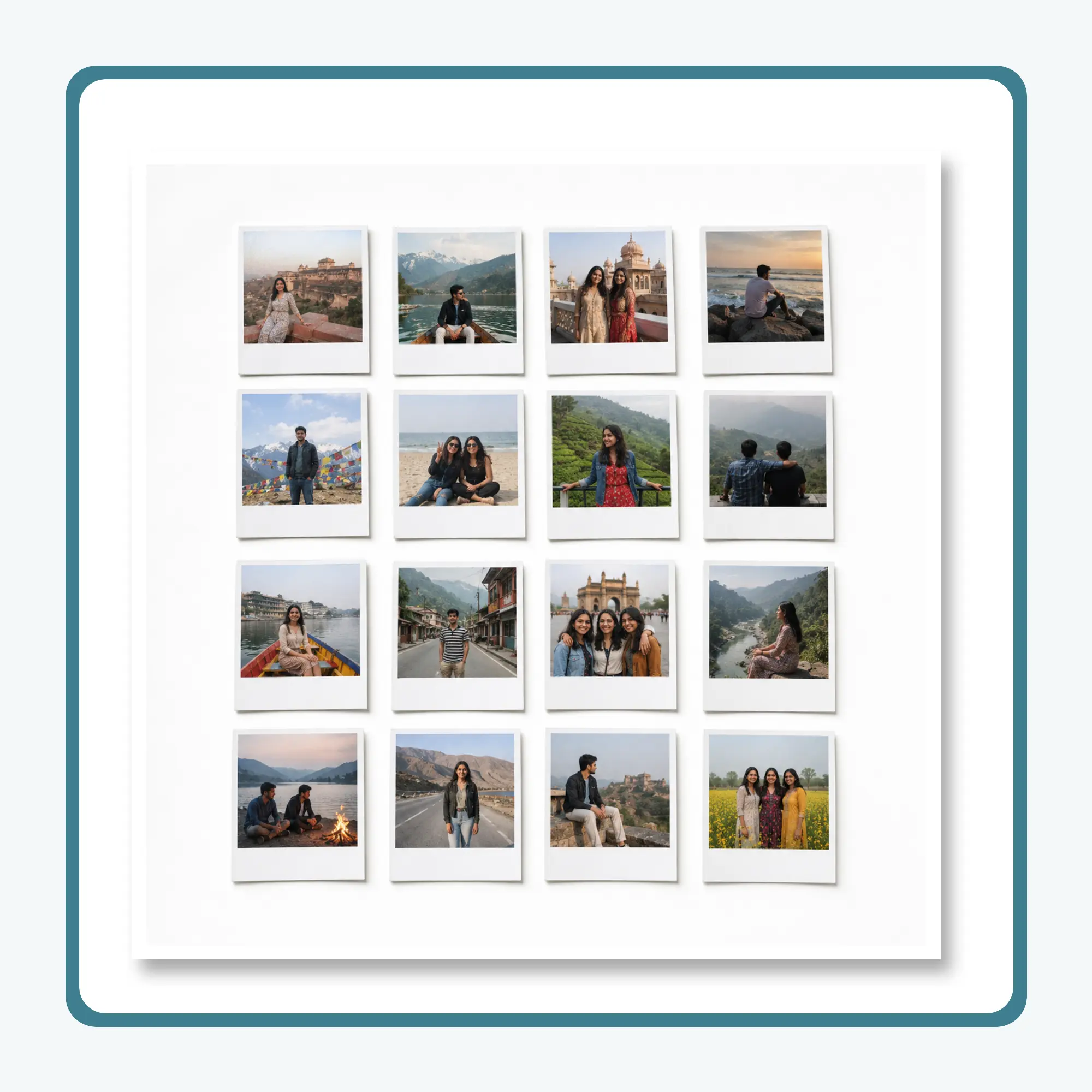 Retro Photo Prints – Set of 16, view 2