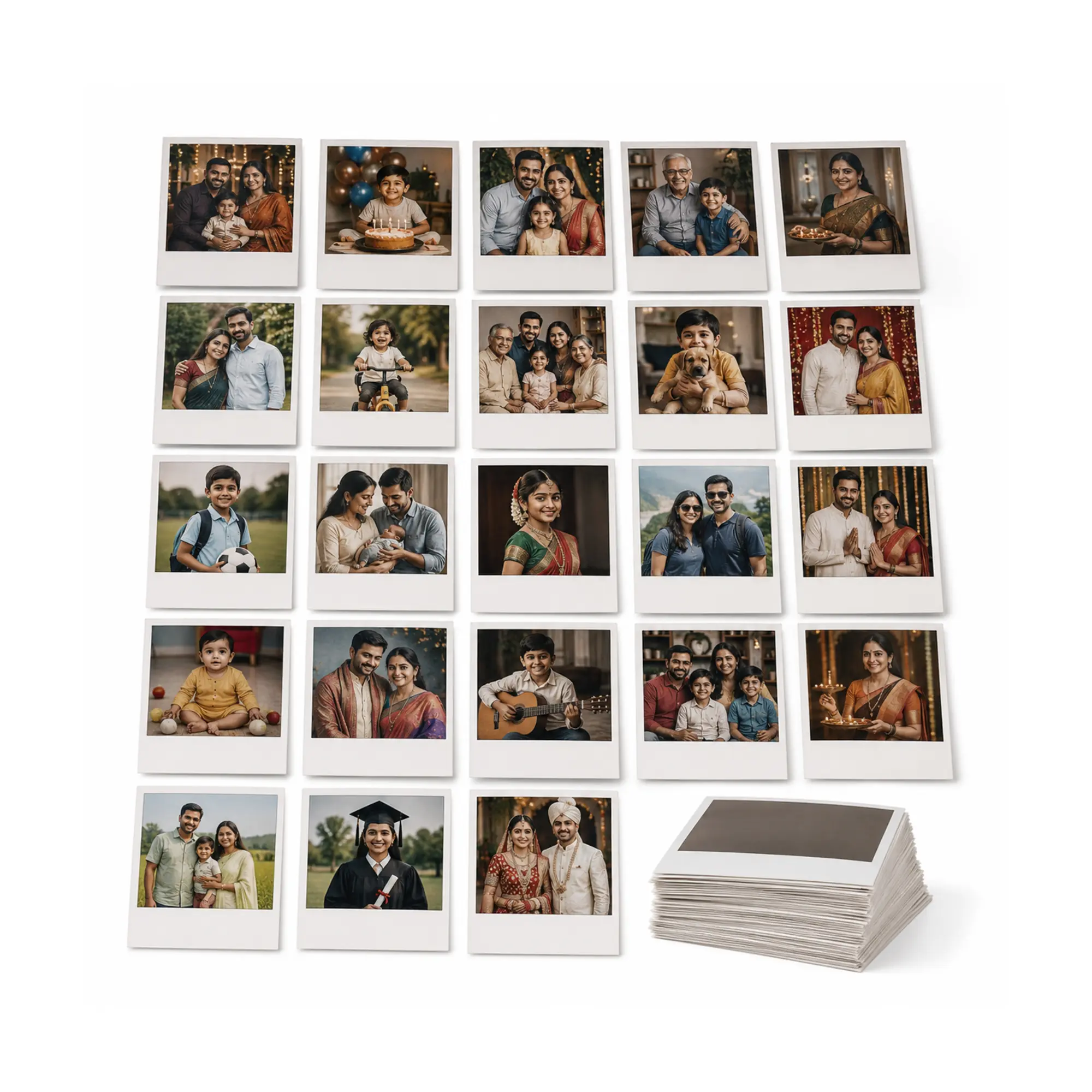 Retro Photo Prints – Set of 27