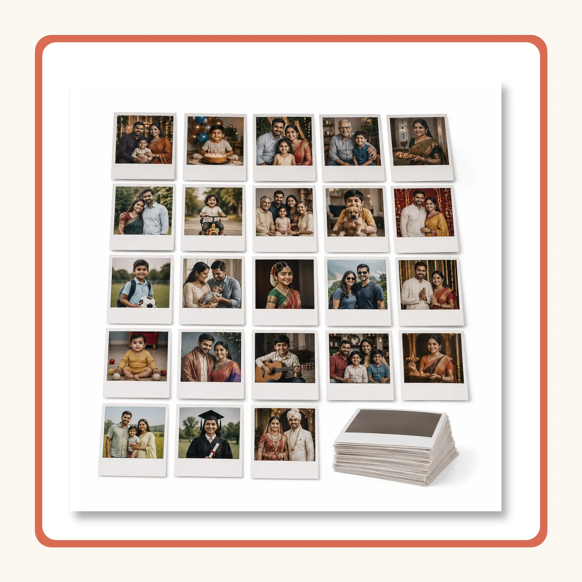 Retro Photo Prints – Set of 27, view 2
