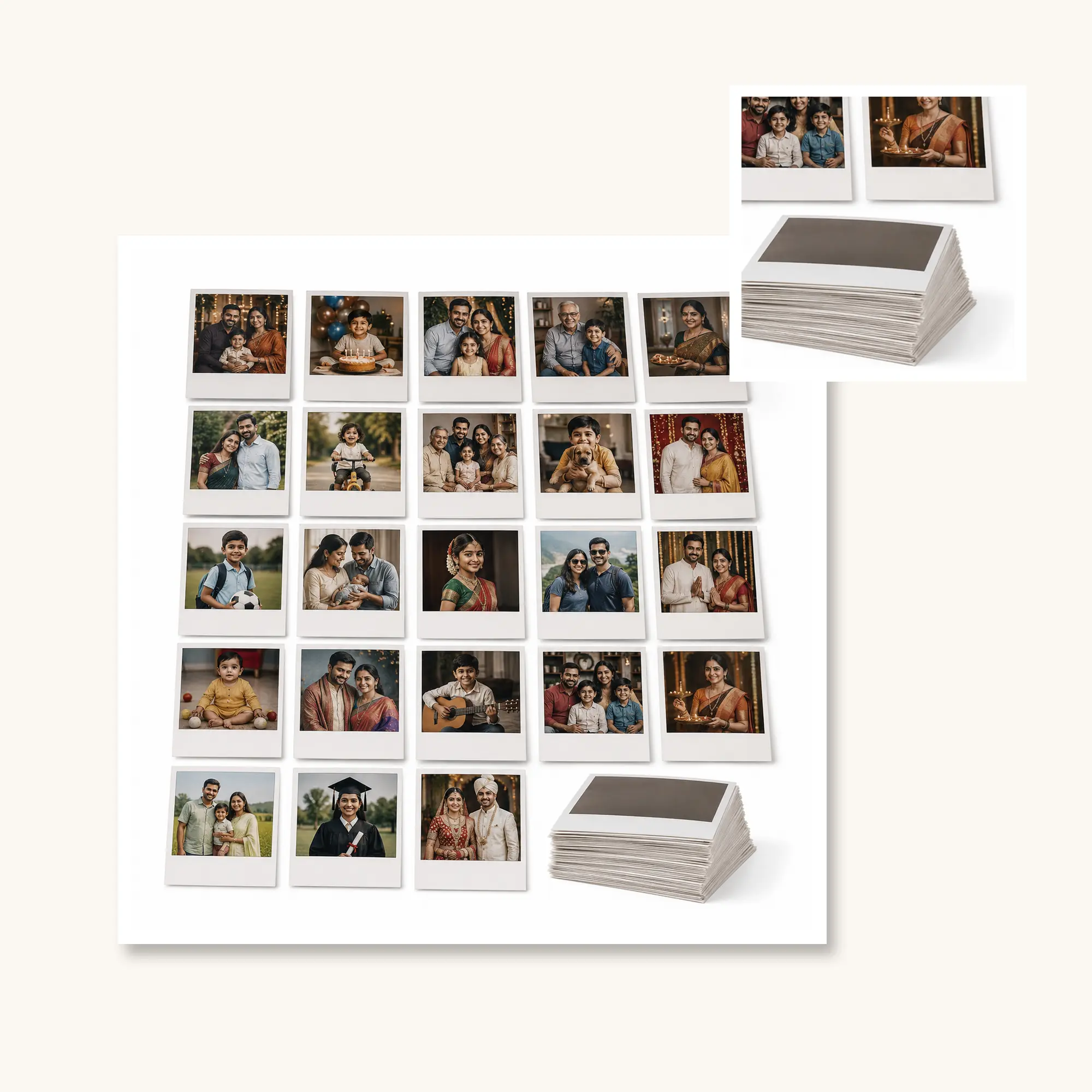 Retro Photo Prints – Set of 27, view 3