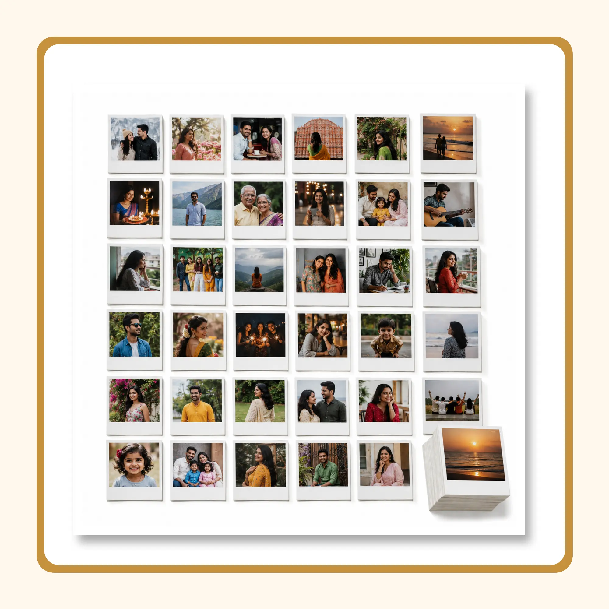 Retro Photo Prints – Set of 36, view 2