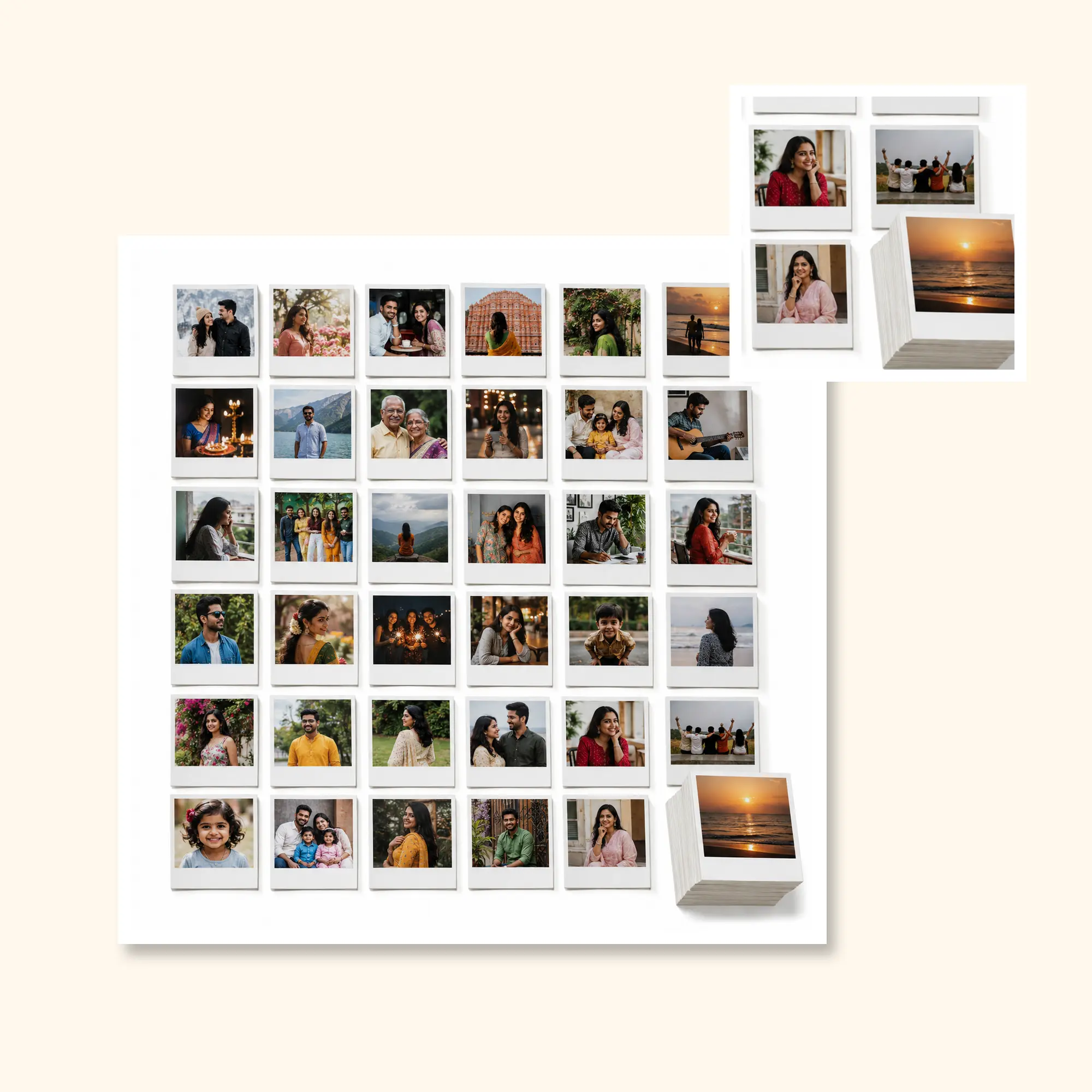 Retro Photo Prints – Set of 36, view 3