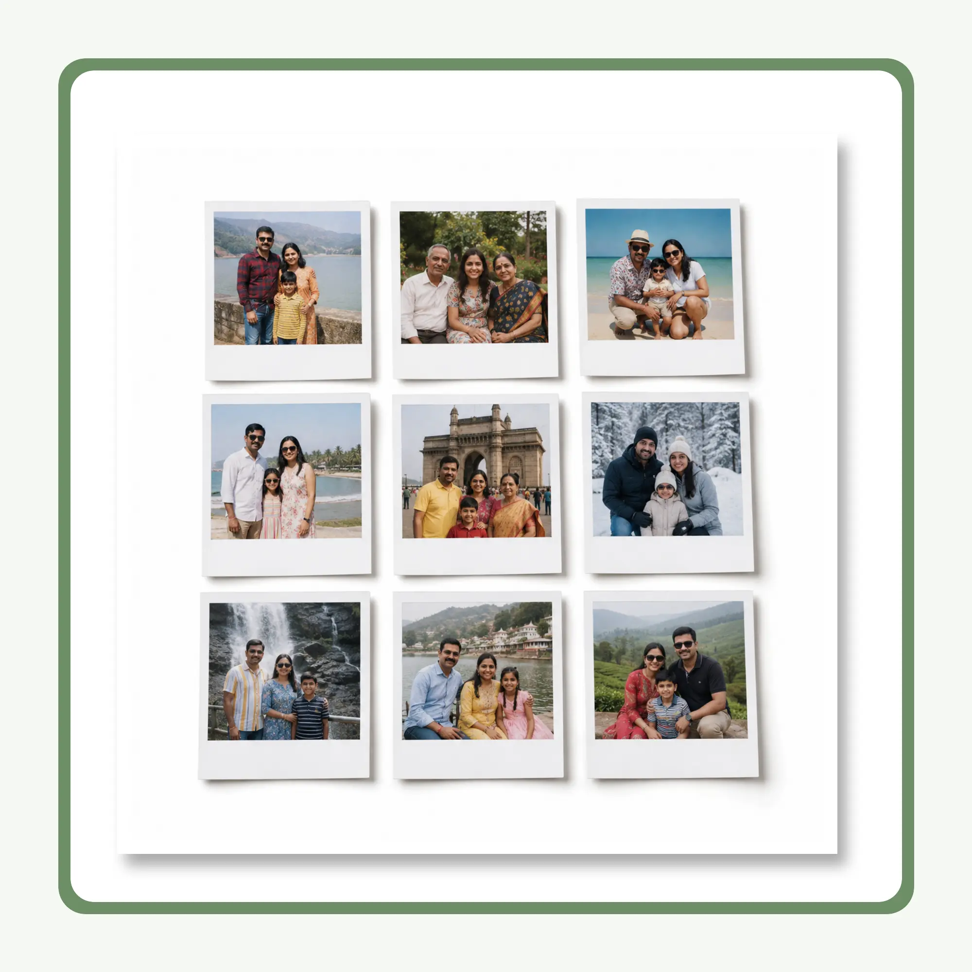 Retro Photo Prints – Set of 9, view 2