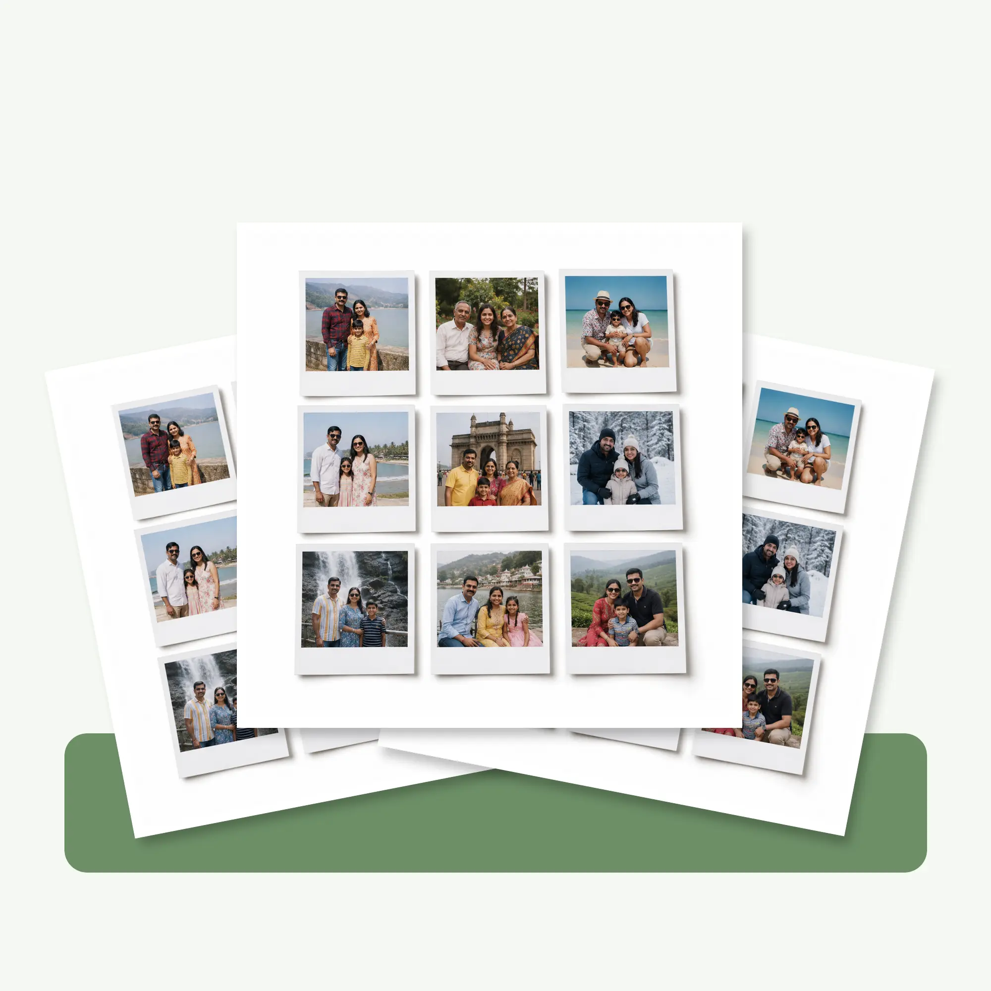 Retro Photo Prints – Set of 9, view 4