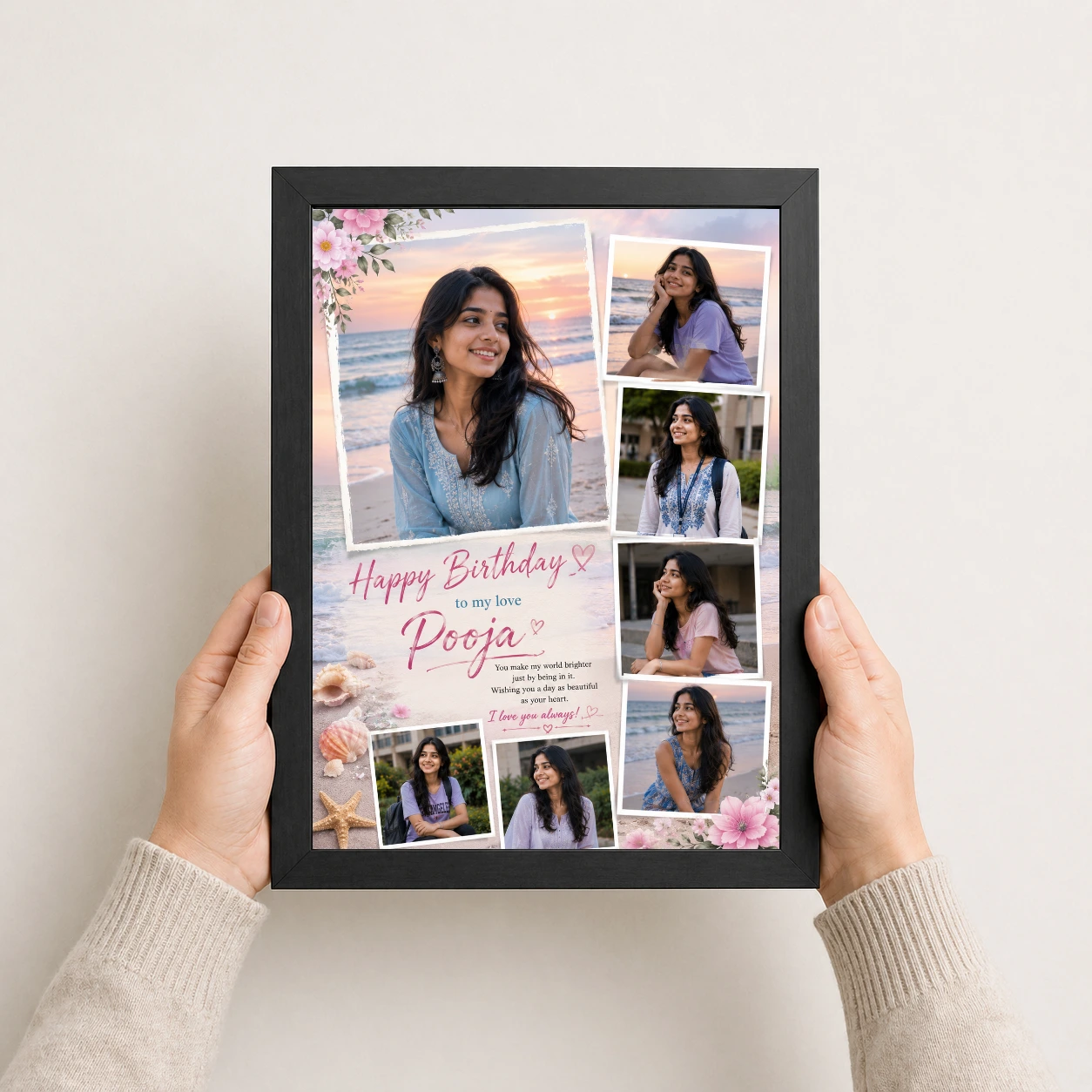 Romantic Birthday Photo Frame for Girlfriend, view 3