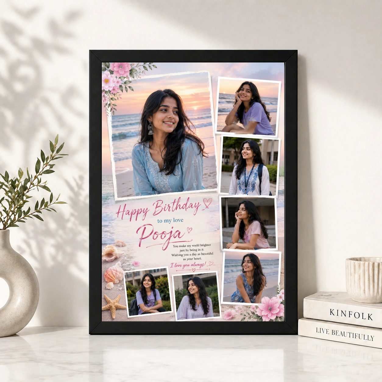 Romantic Birthday Photo Frame for Girlfriend, view 4
