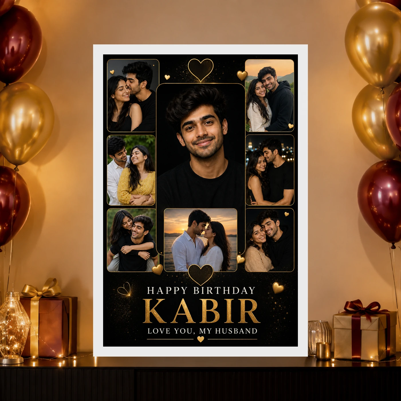 Romantic Photo Frame for Husband Birthday, view 10
