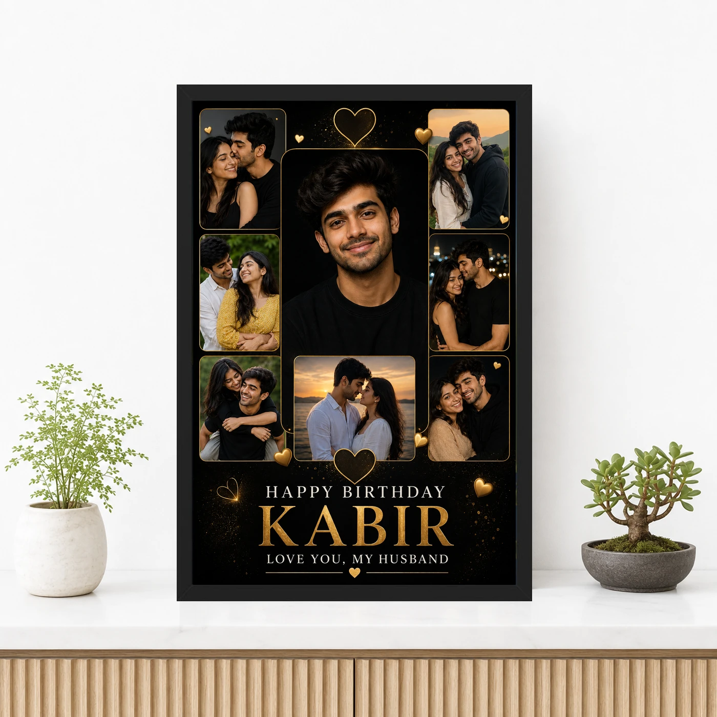 Romantic Photo Frame for Husband Birthday, view 3