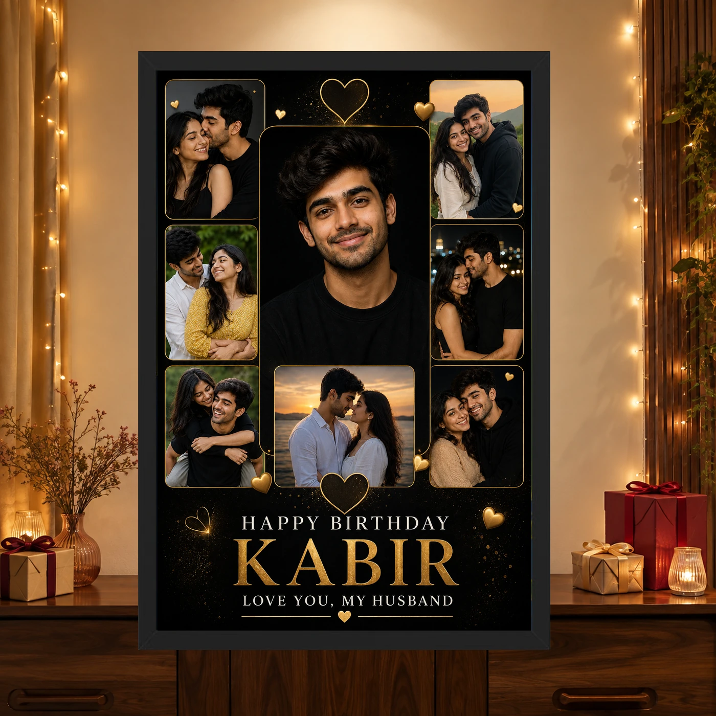 Romantic Photo Frame for Husband Birthday, view 4