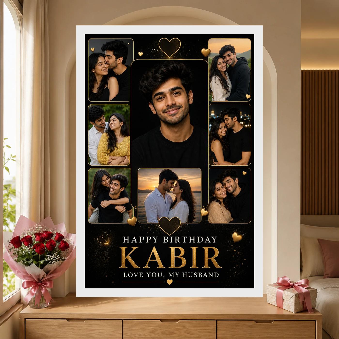 Romantic Photo Frame for Husband Birthday, view 6