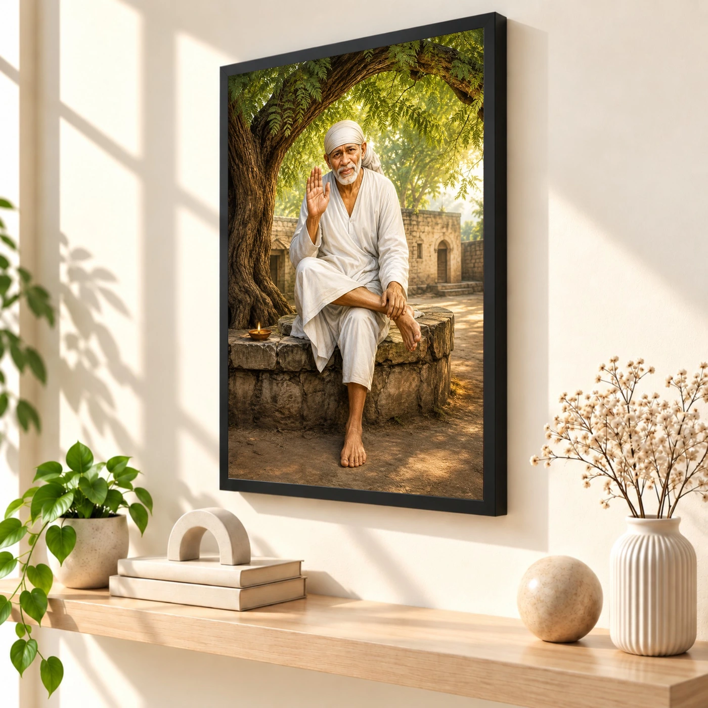 Sai Baba — Neem Tree Compassion Frame, view 2