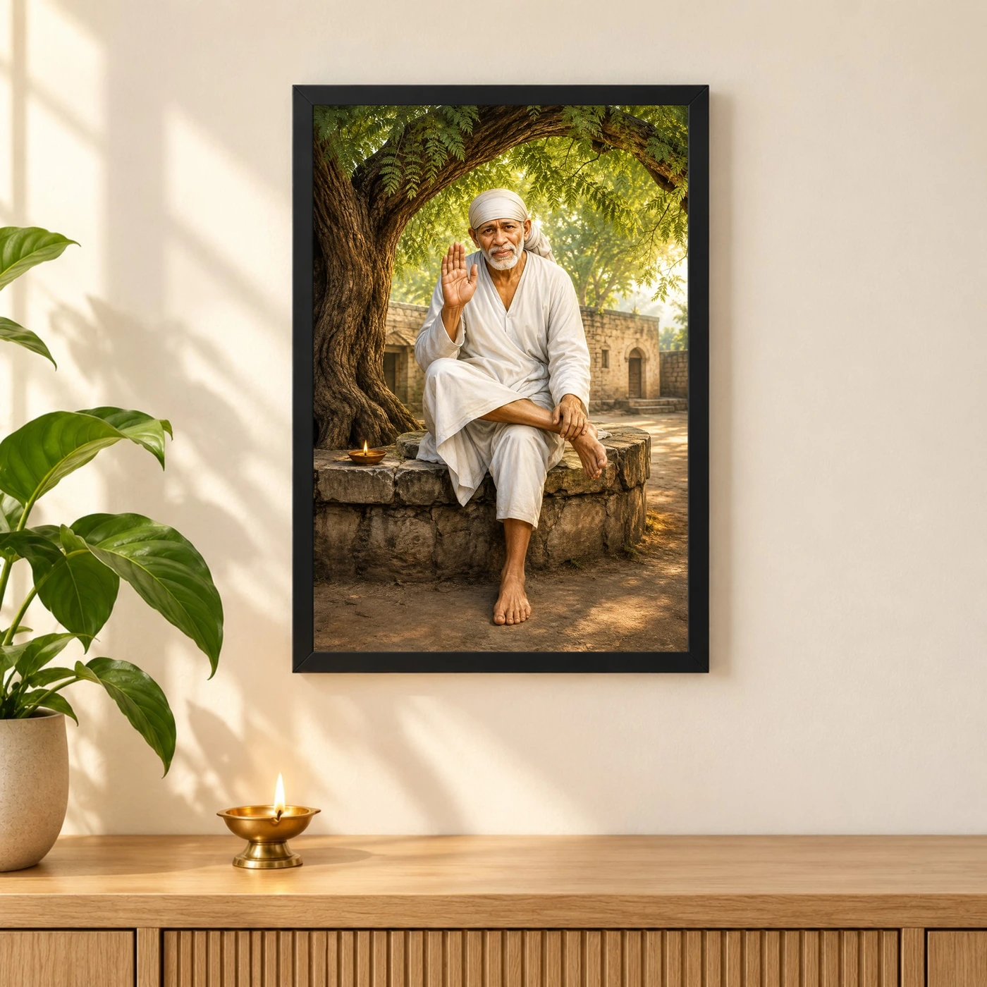Sai Baba — Neem Tree Compassion Frame, view 3