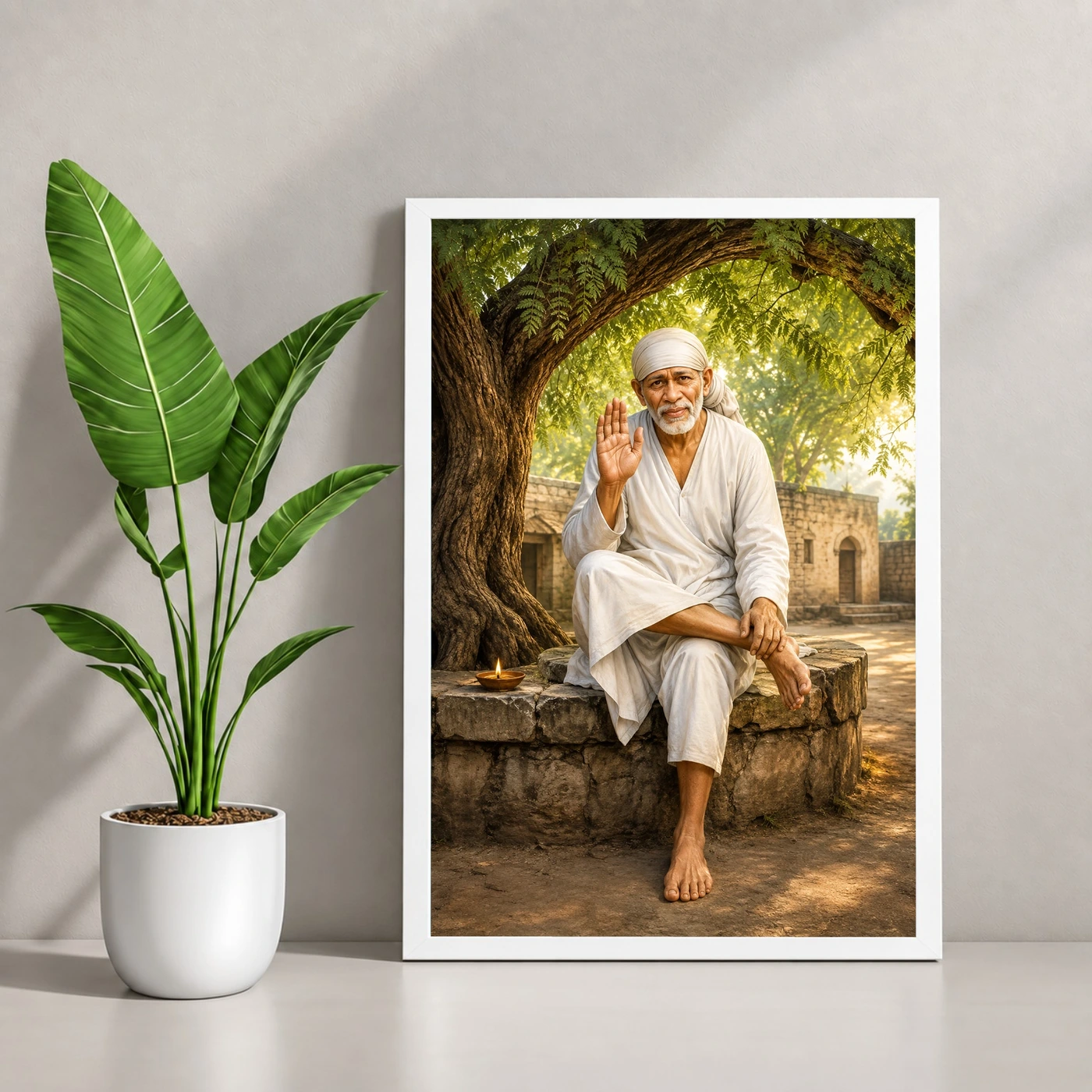 Sai Baba — Neem Tree Compassion Frame, view 4
