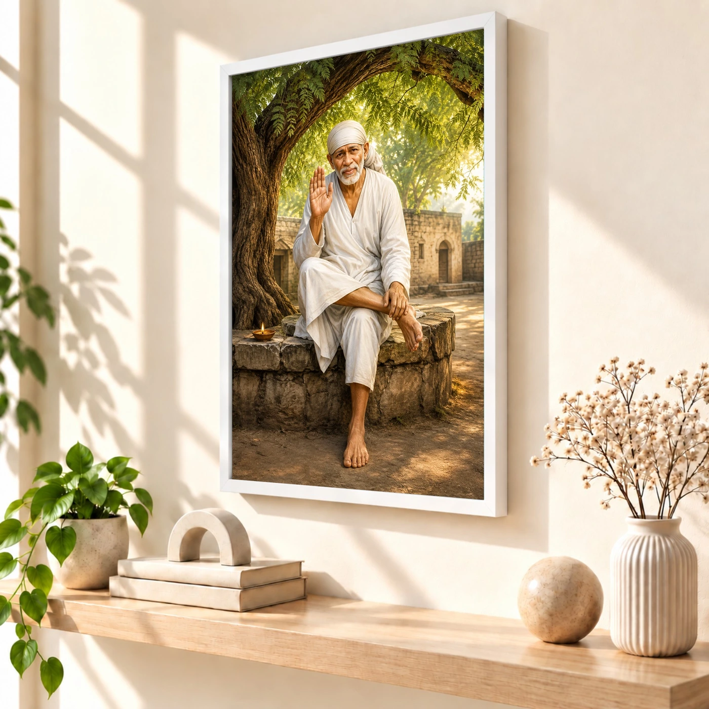 Sai Baba — Neem Tree Compassion Frame, view 7