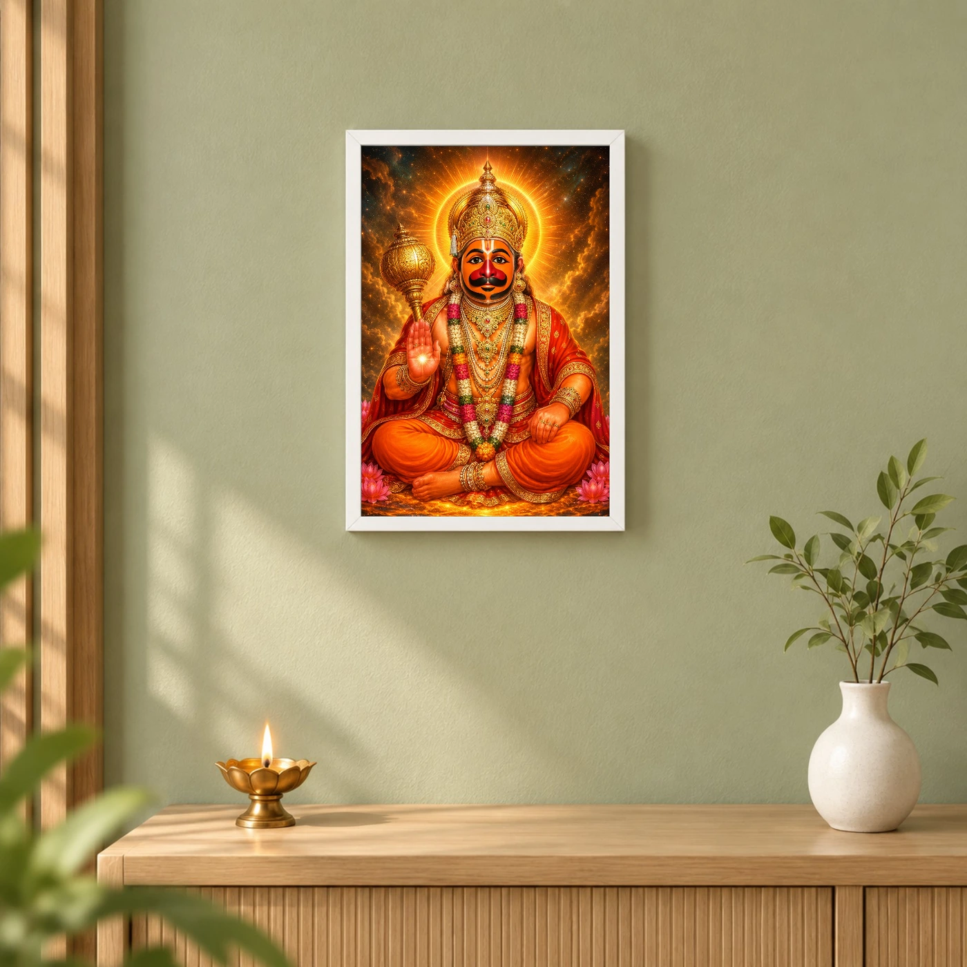 Salasar Balaji Cosmic Celestial Aura Photo Frame, view 6