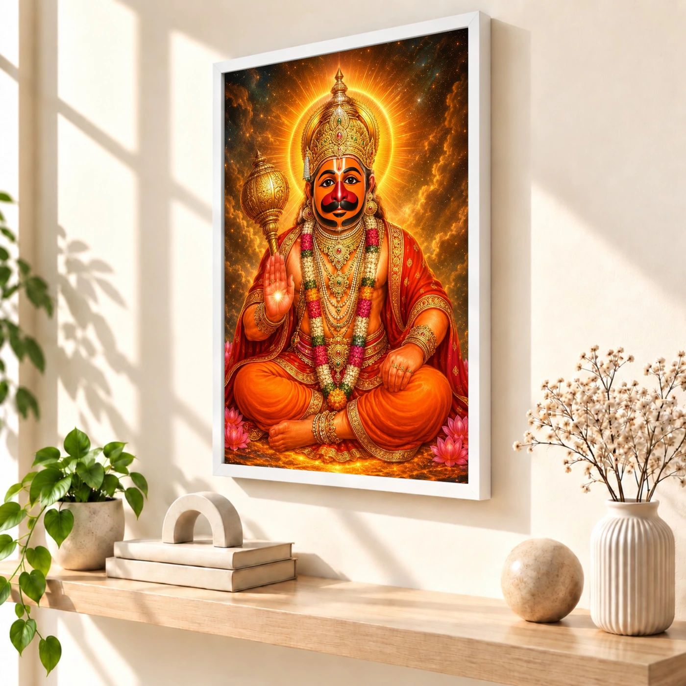 Salasar Balaji Cosmic Celestial Aura Photo Frame, view 7