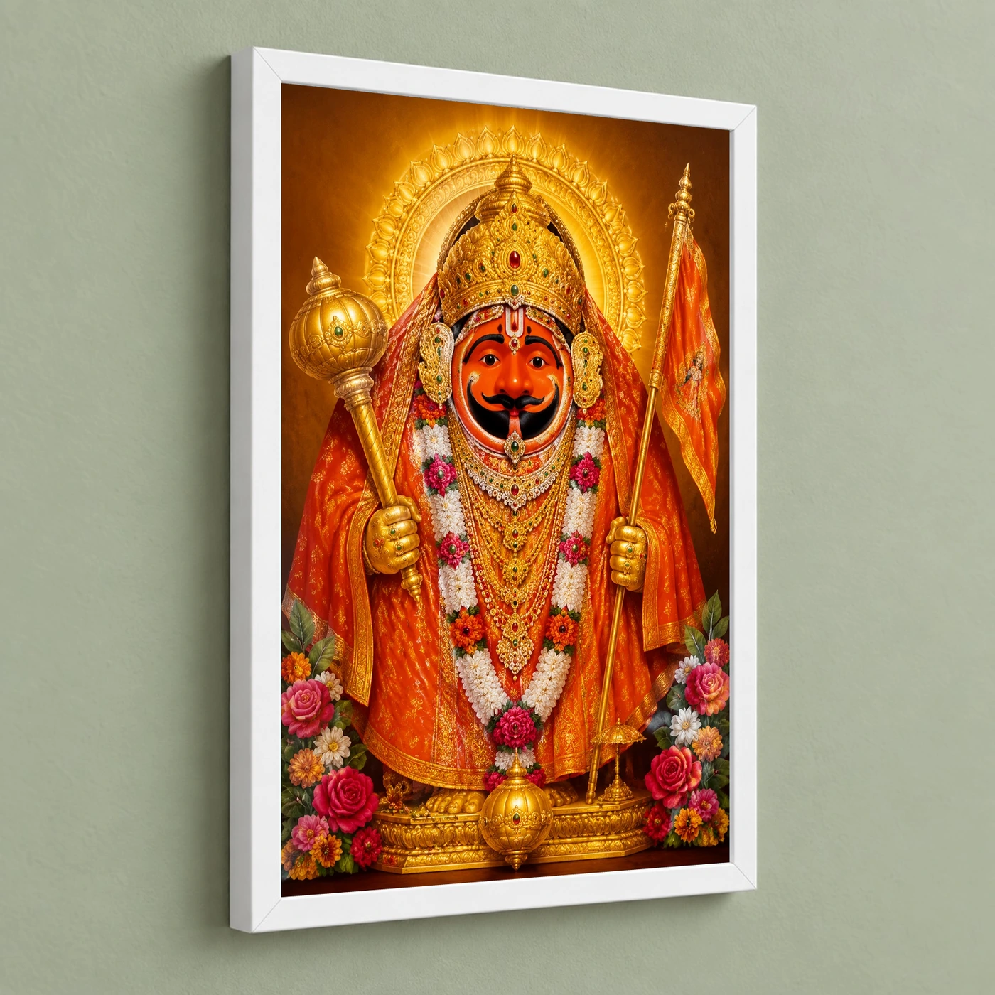 Salasar Balaji Peaceful Home Mandir Composition Photo Frame, view 5
