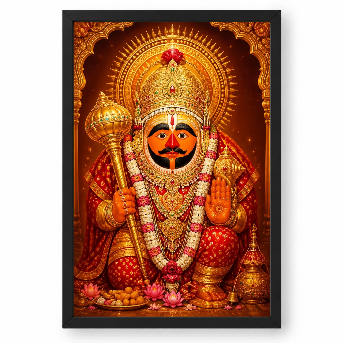 Salasar Balaji Royal Jewel-Toned Portrait Photo Frame