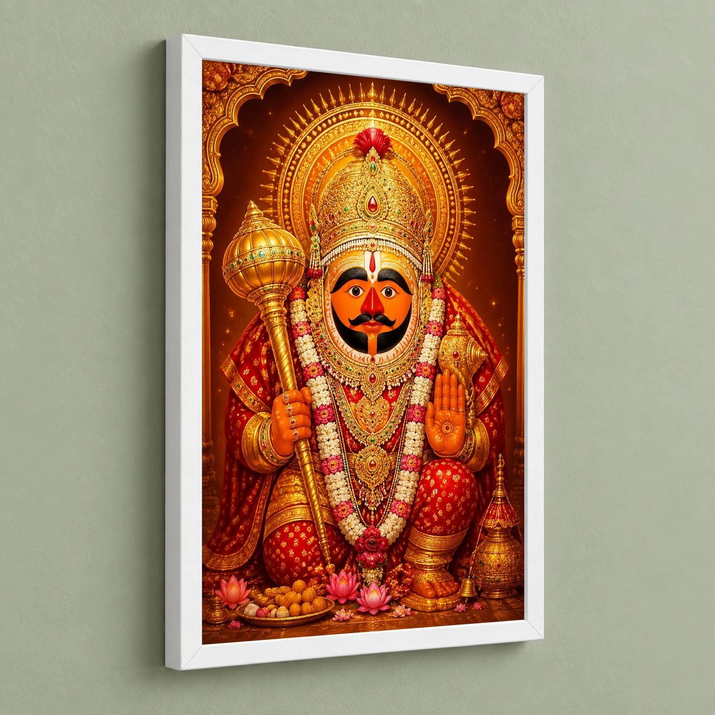 Salasar Balaji Royal Jewel-Toned Portrait Photo Frame, view 5