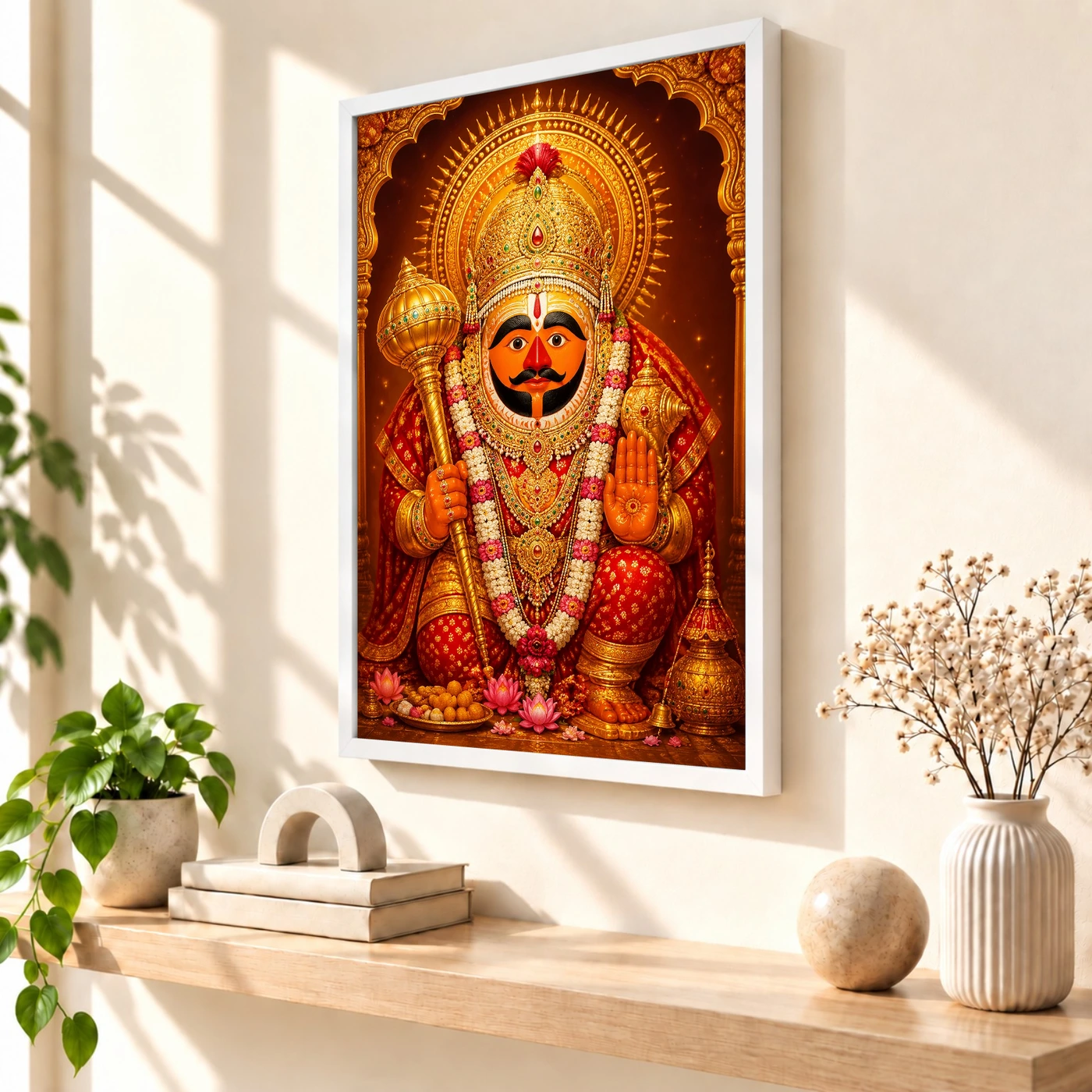 Salasar Balaji Royal Jewel-Toned Portrait Photo Frame, view 7