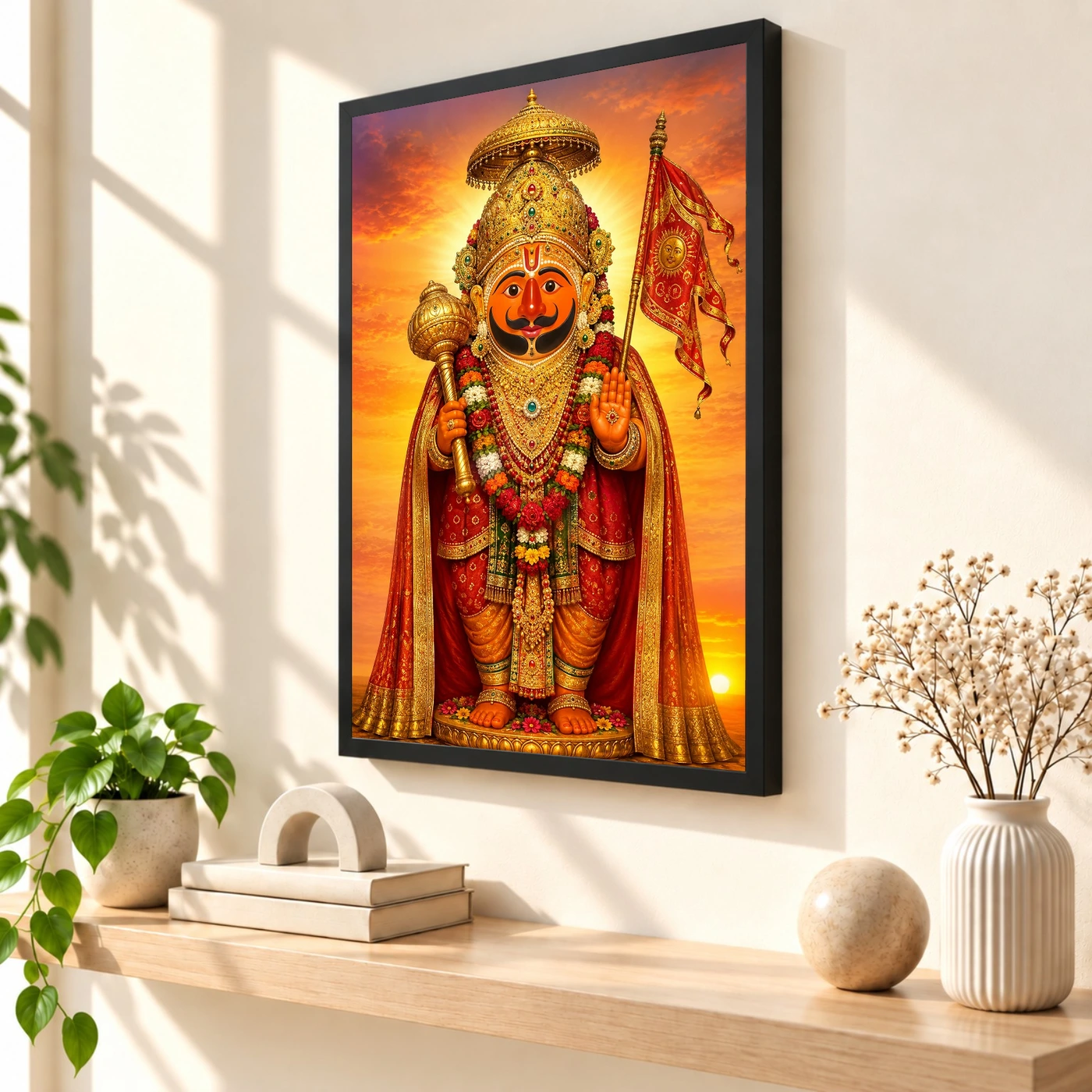 Salasar Balaji Serene Sunrise Blessing Photo Frame, view 2