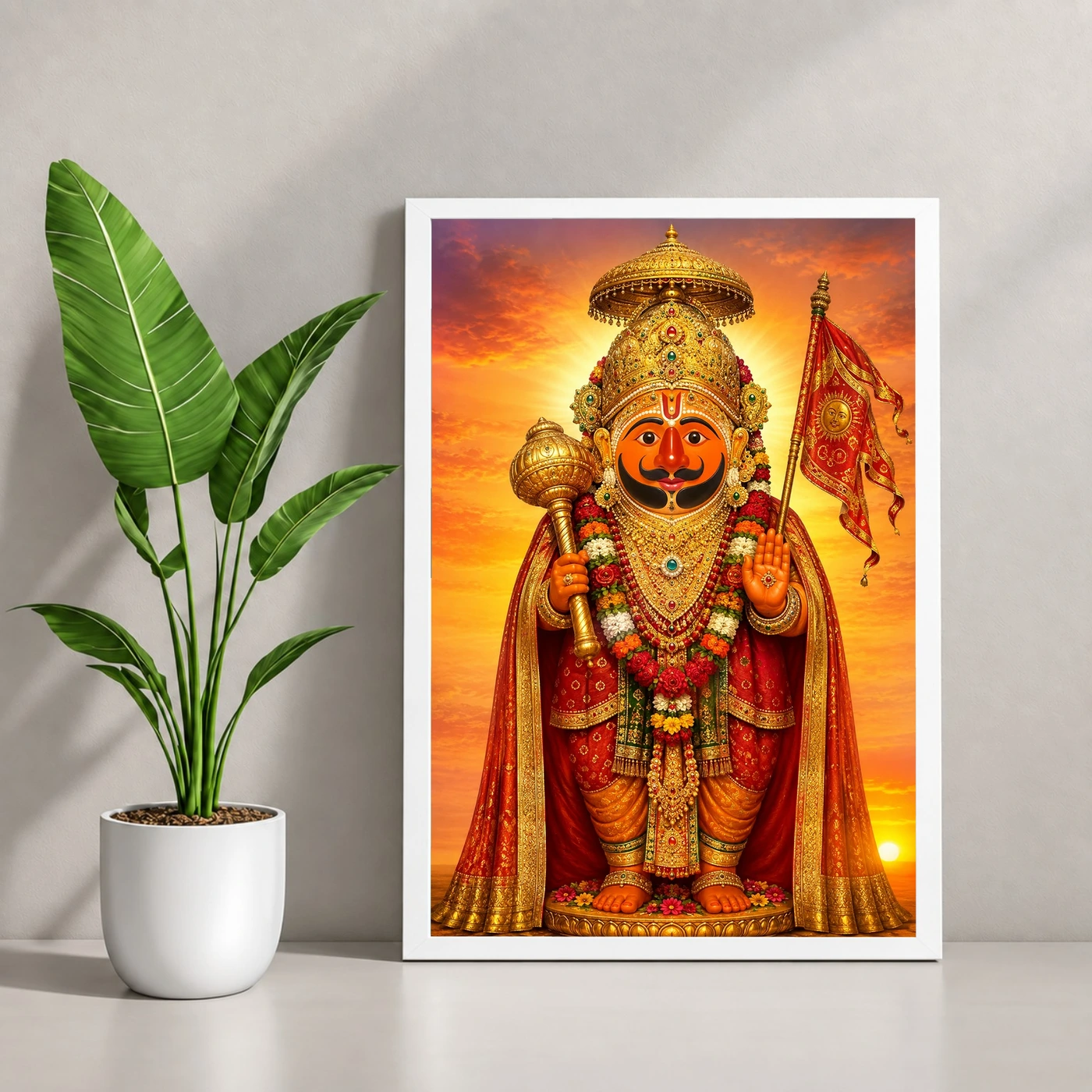 Salasar Balaji Serene Sunrise Blessing Photo Frame, view 4
