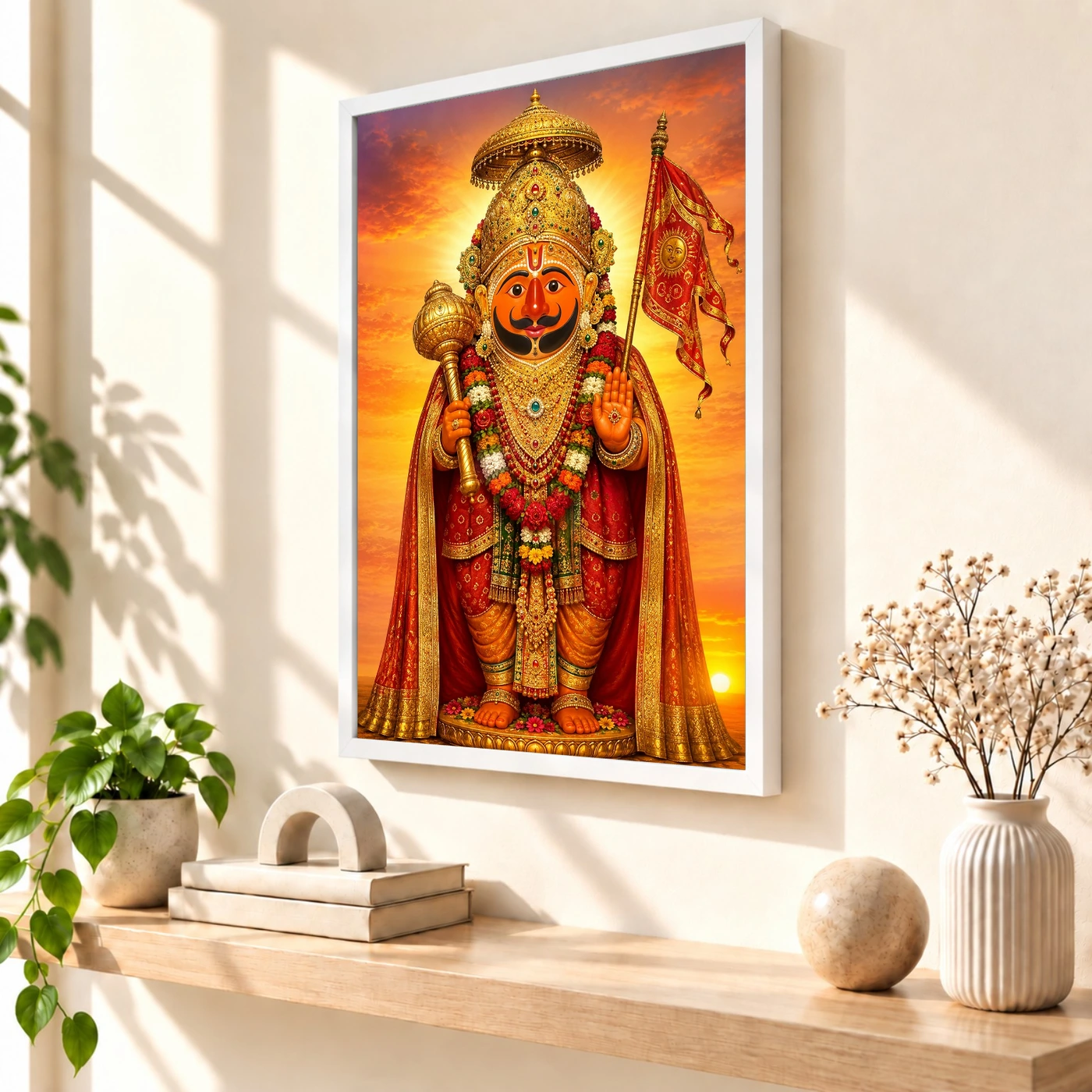 Salasar Balaji Serene Sunrise Blessing Photo Frame, view 7