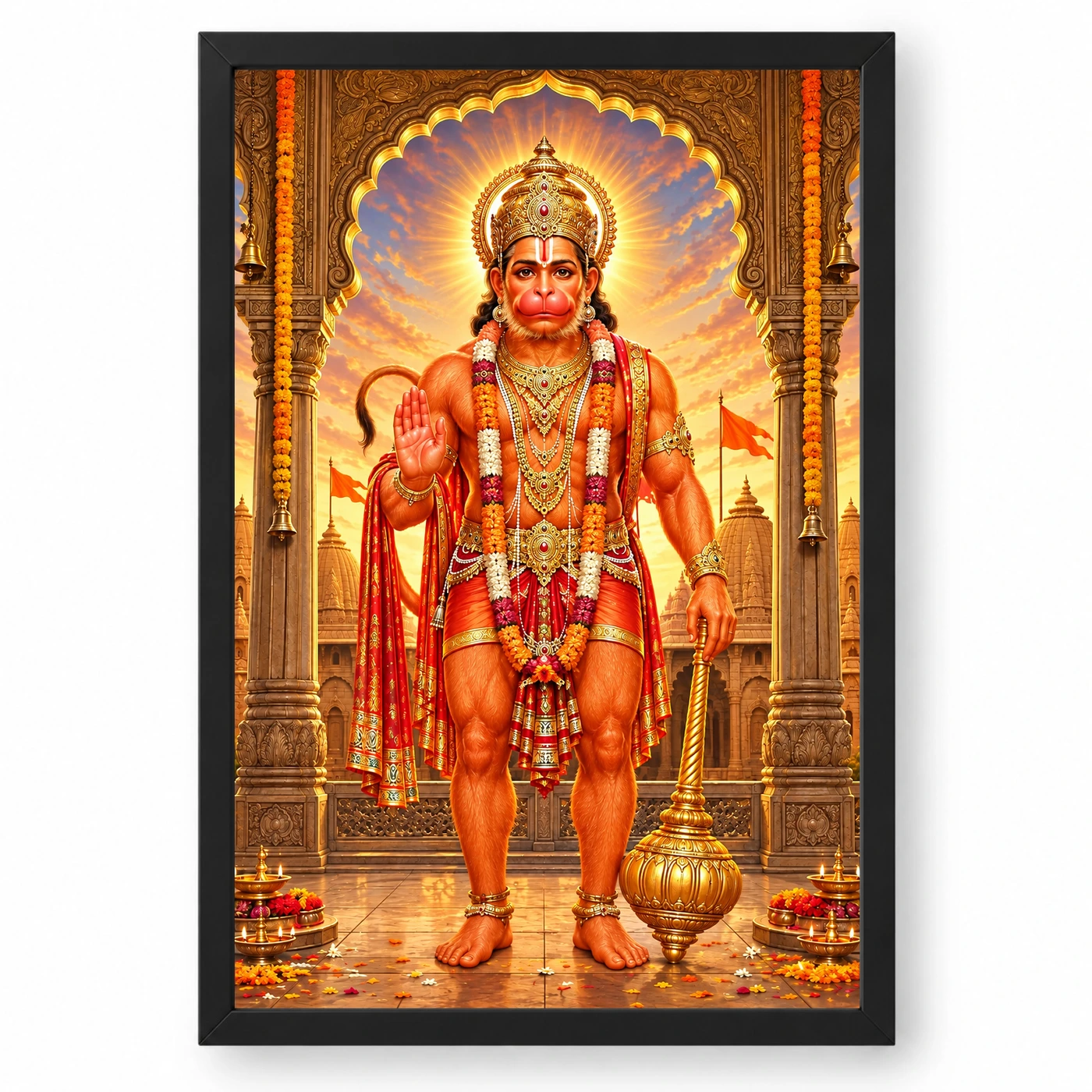 Salasar Balaji Sindoor Blessings Photo Frame