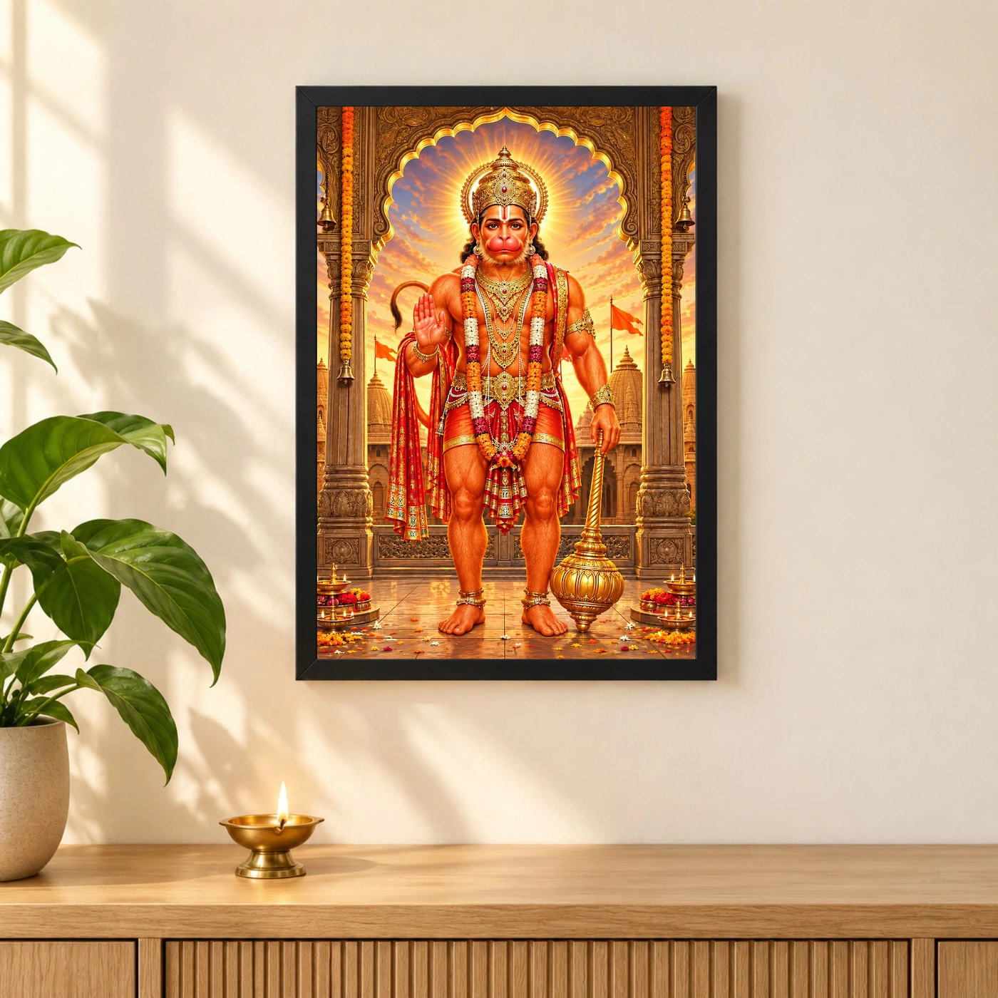 Salasar Balaji Sindoor Blessings Photo Frame, view 3