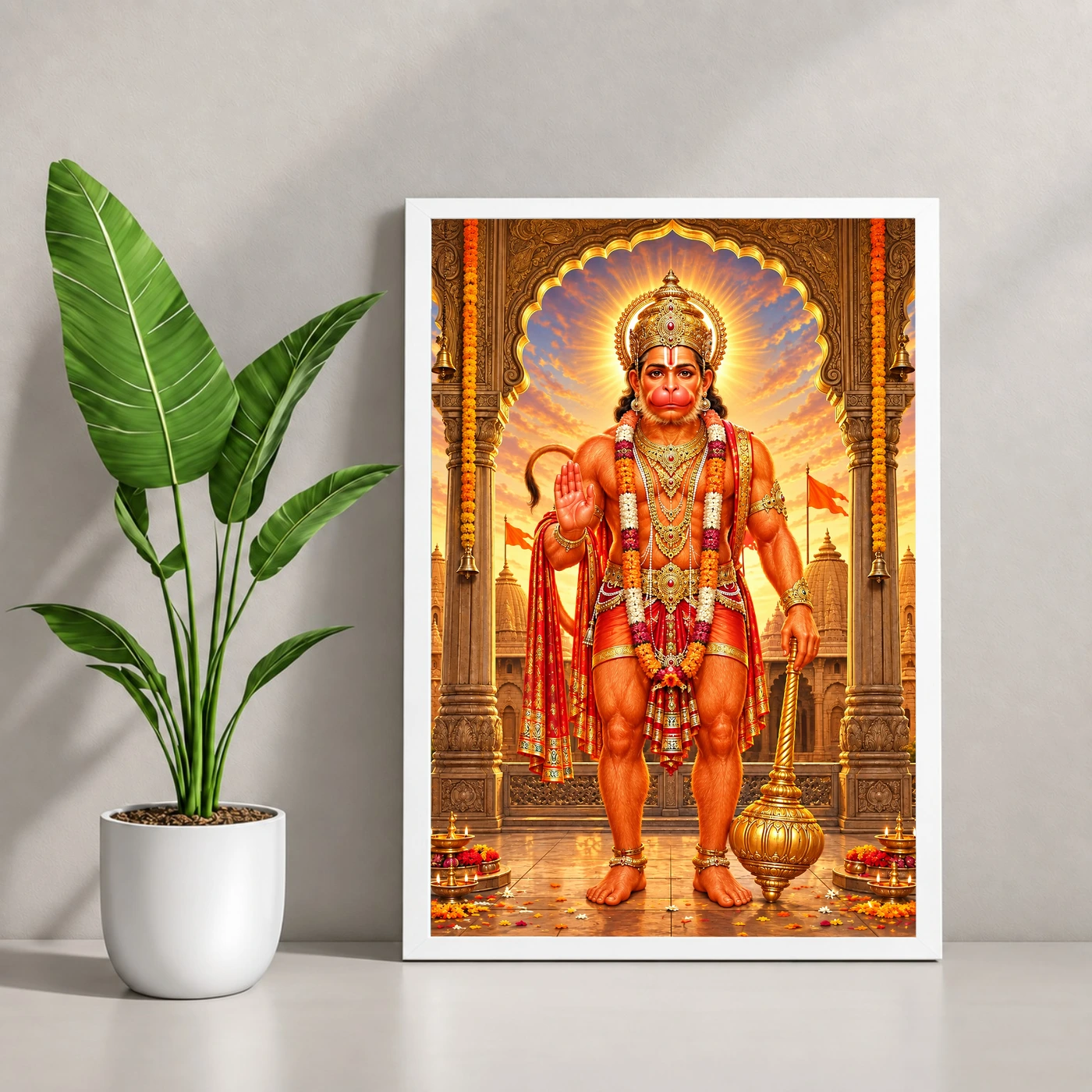 Salasar Balaji Sindoor Blessings Photo Frame, view 4
