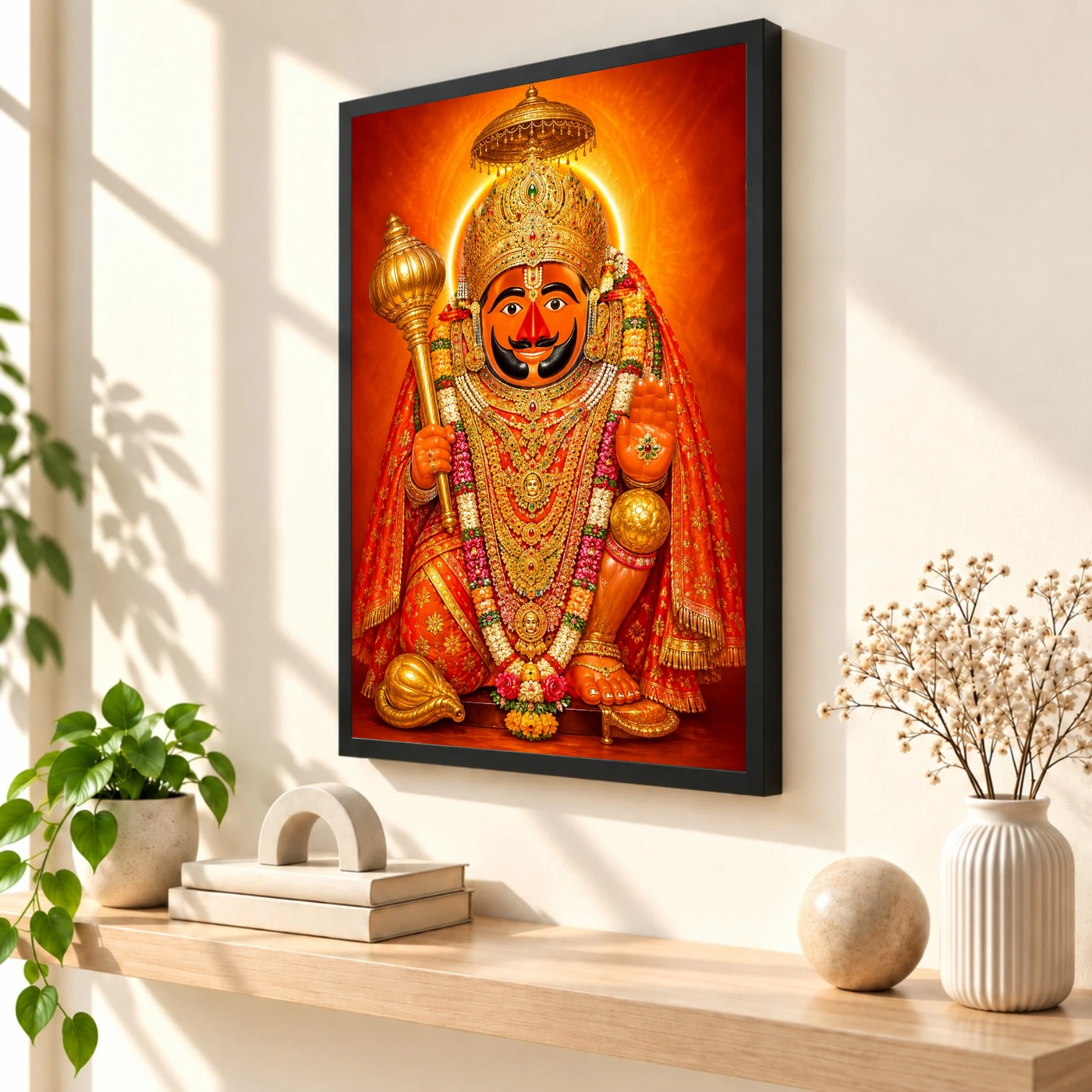 Salasar Balaji Vivid Premium Spiritual Poster Art Photo Frame, view 2
