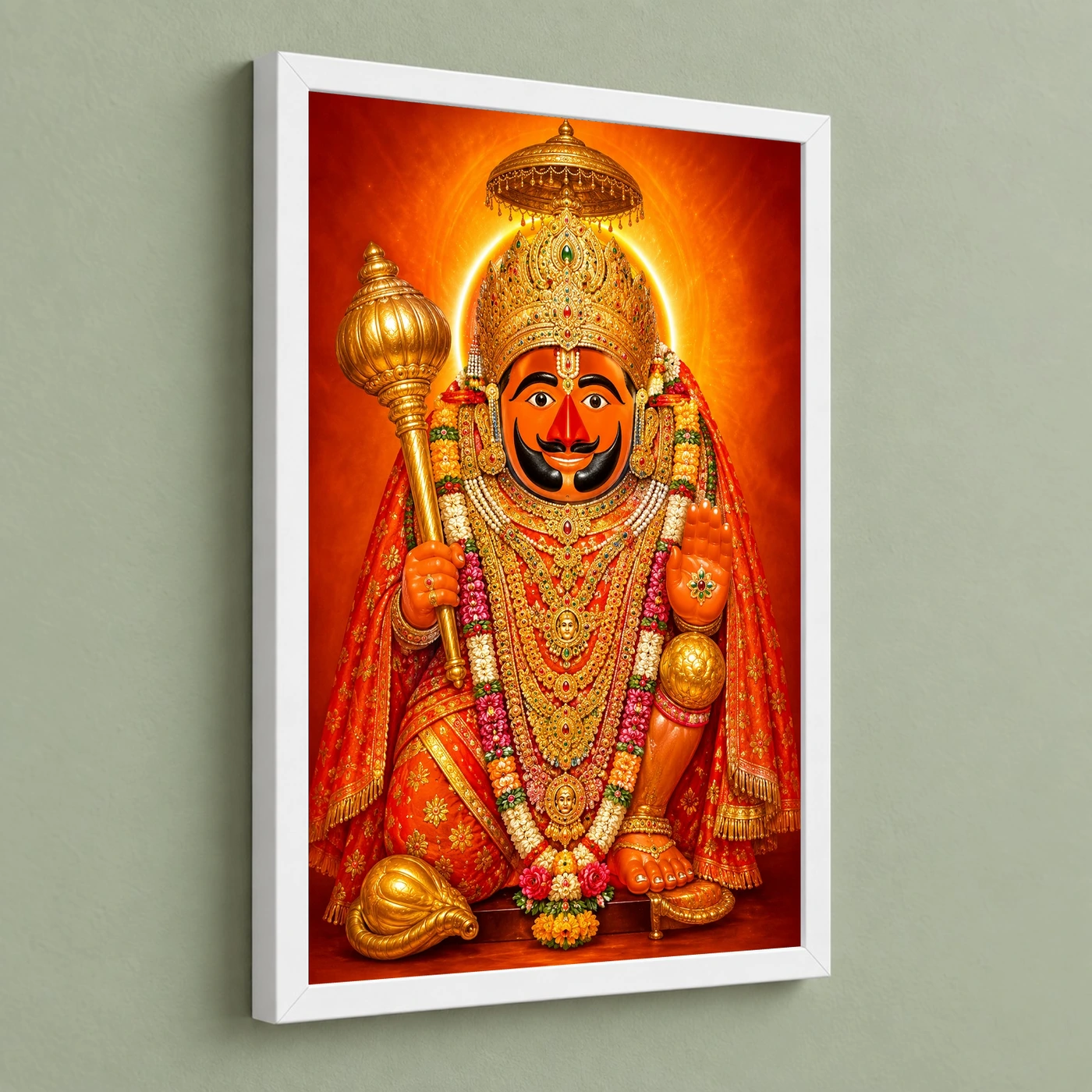Salasar Balaji Vivid Premium Spiritual Poster Art Photo Frame, view 5
