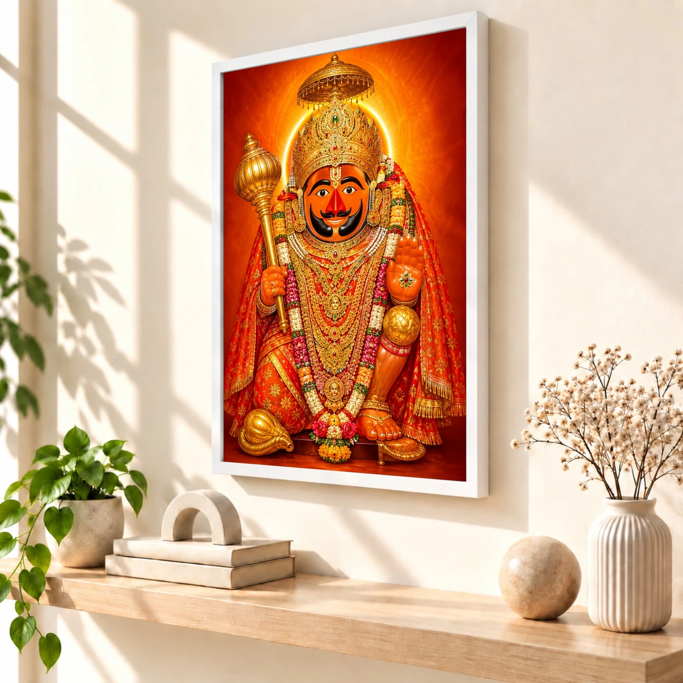 Salasar Balaji Vivid Premium Spiritual Poster Art Photo Frame, view 7